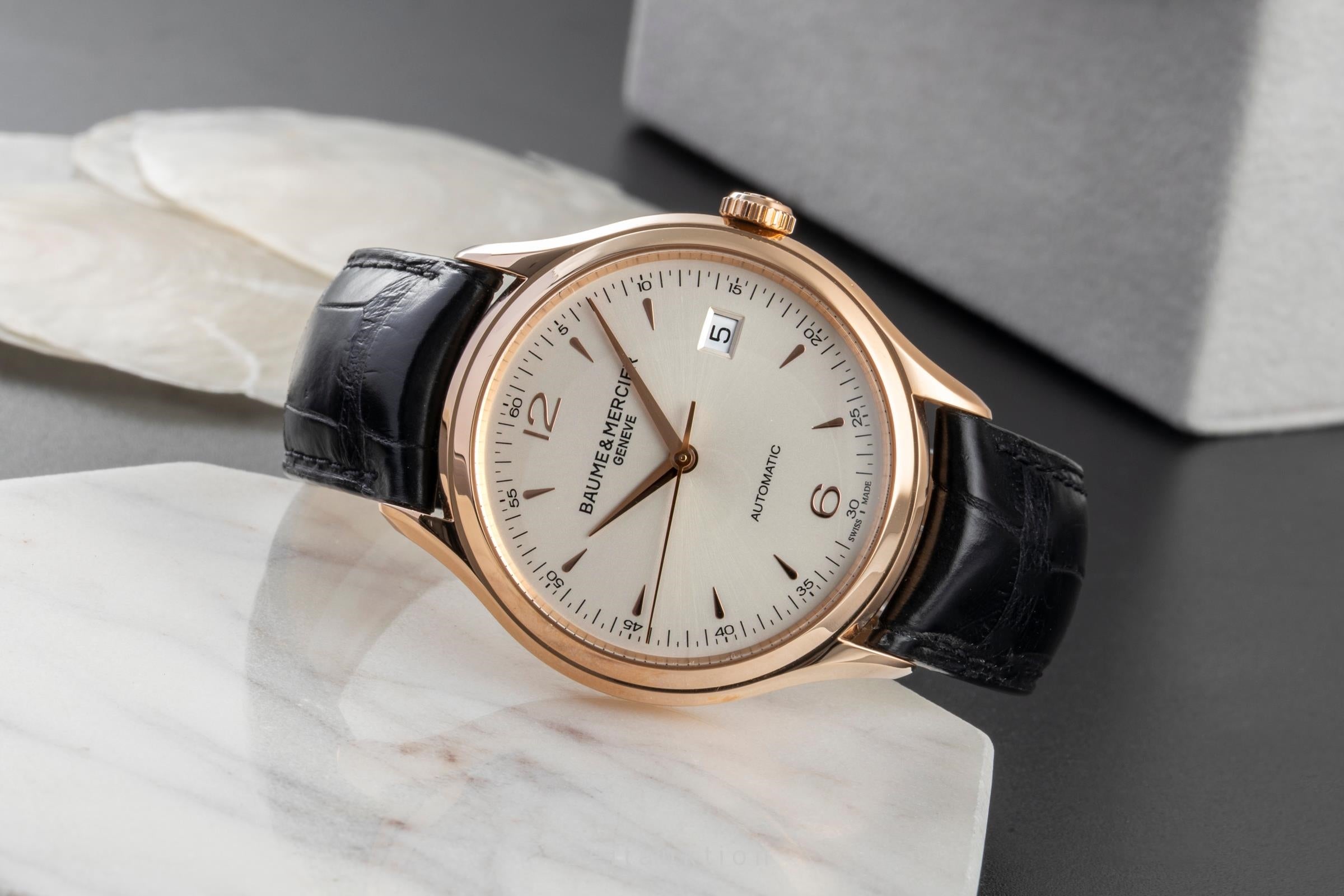 Baume & Mercier Clifton oro rosado de 18 quilates automático reloj para caballeros M0A10058  65719 LP: 6100EUR  [2604938]