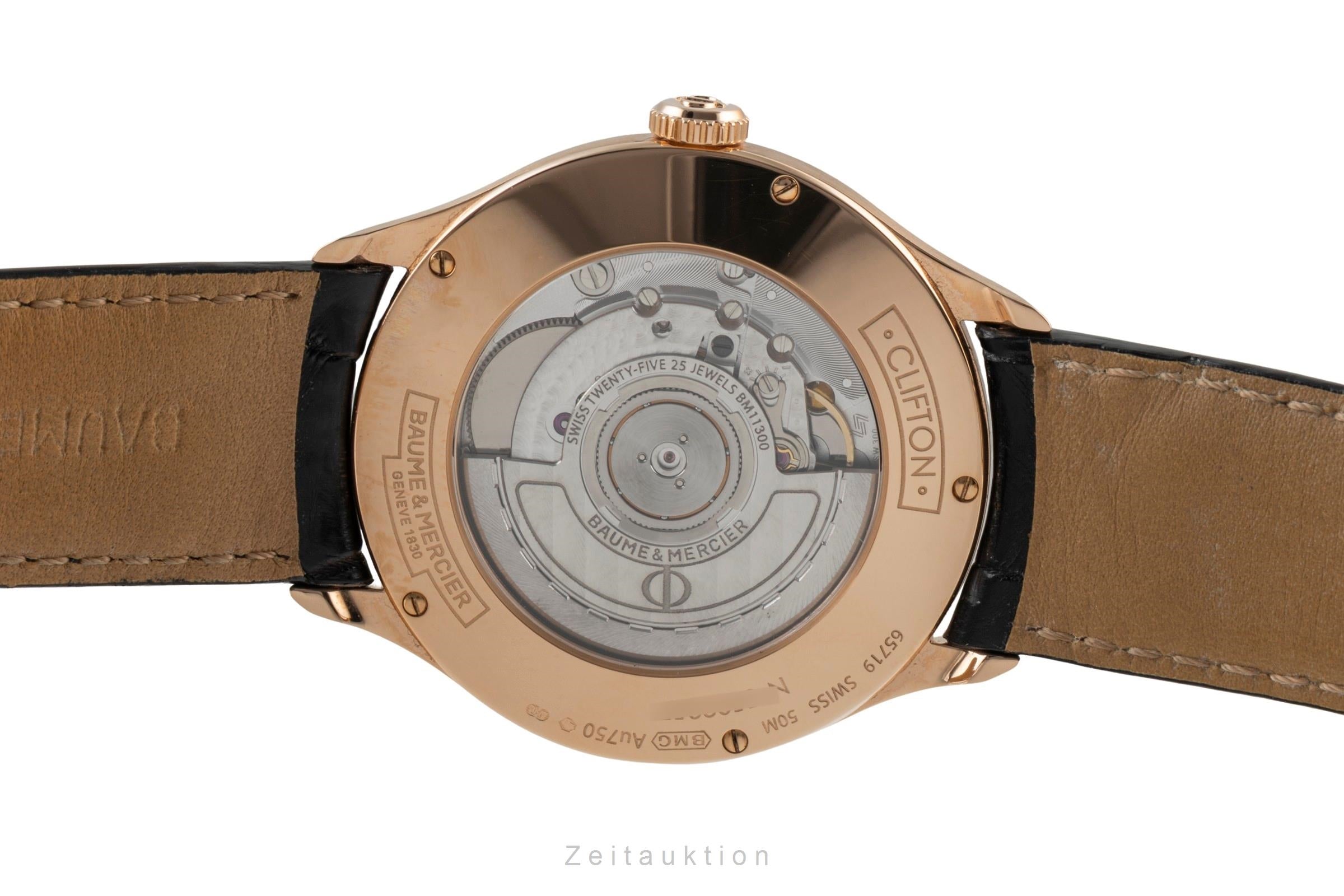 Baume & Mercier Clifton oro rosado de 18 quilates automático reloj para caballeros M0A10058  65719 LP: 6100EUR  [2604938]