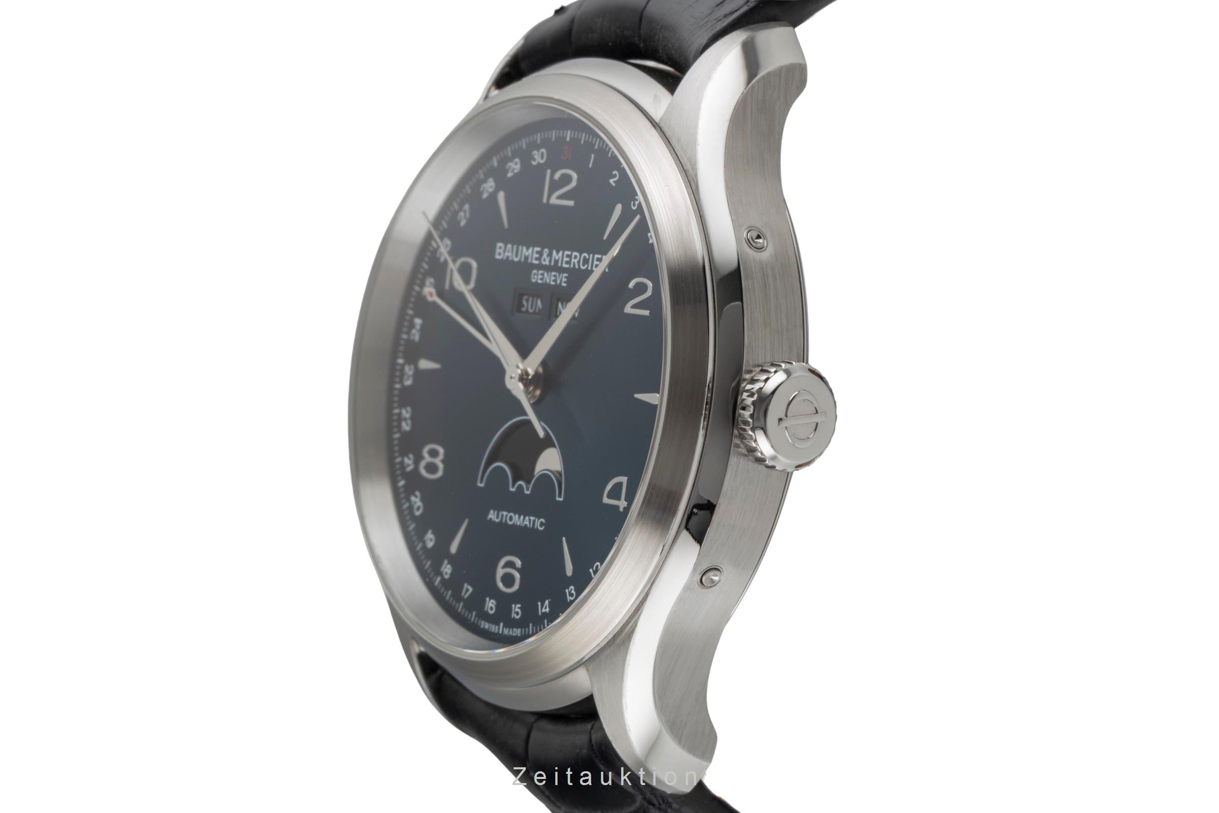 Baume & Mercier Clifton Blue Dial Stahl Automatik Herrenuhr Ref. M0A10057 [2604939]