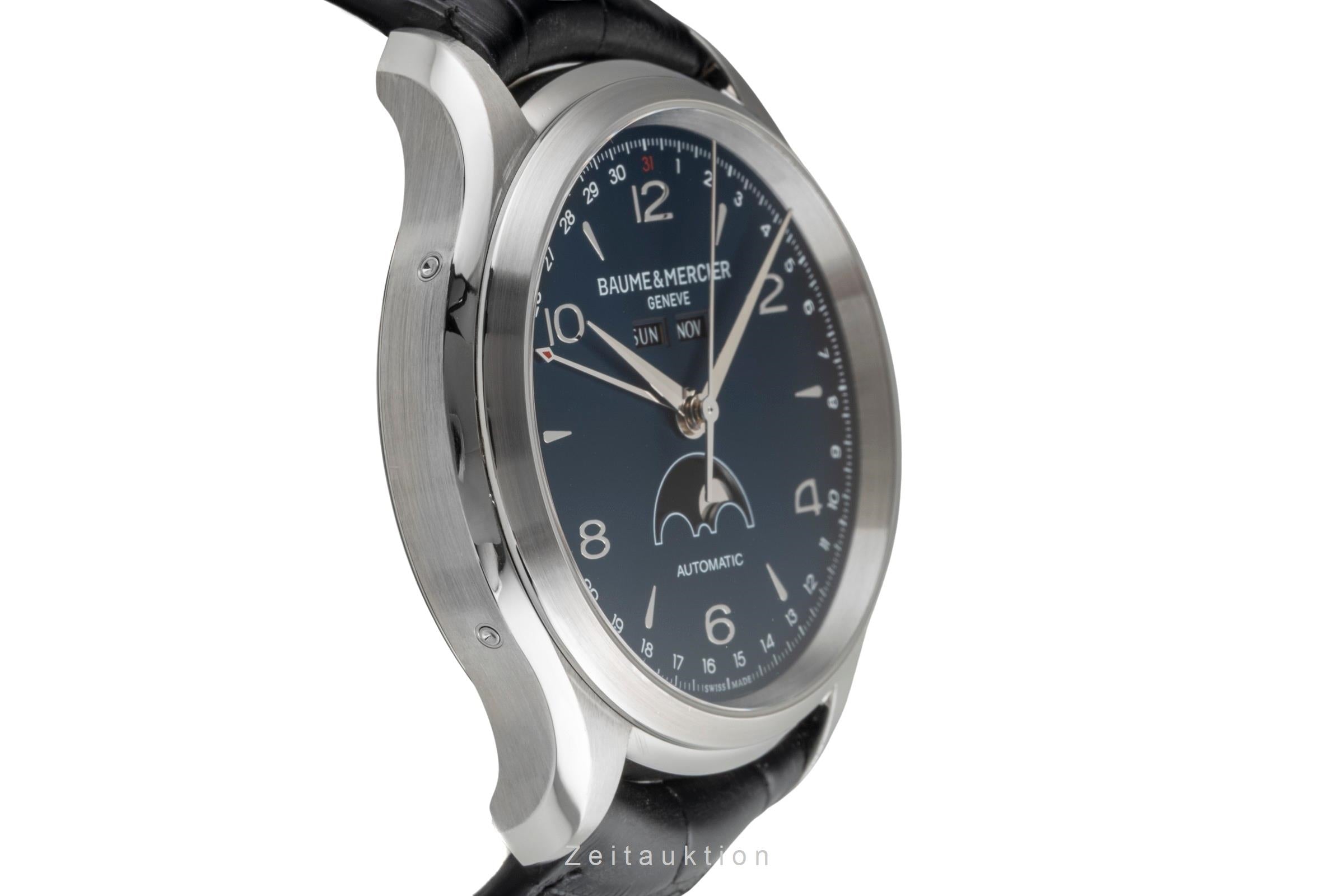 Baume & Mercier Clifton Blue Dial Stahl Automatik Herrenuhr Ref. M0A10057 [2604939]
