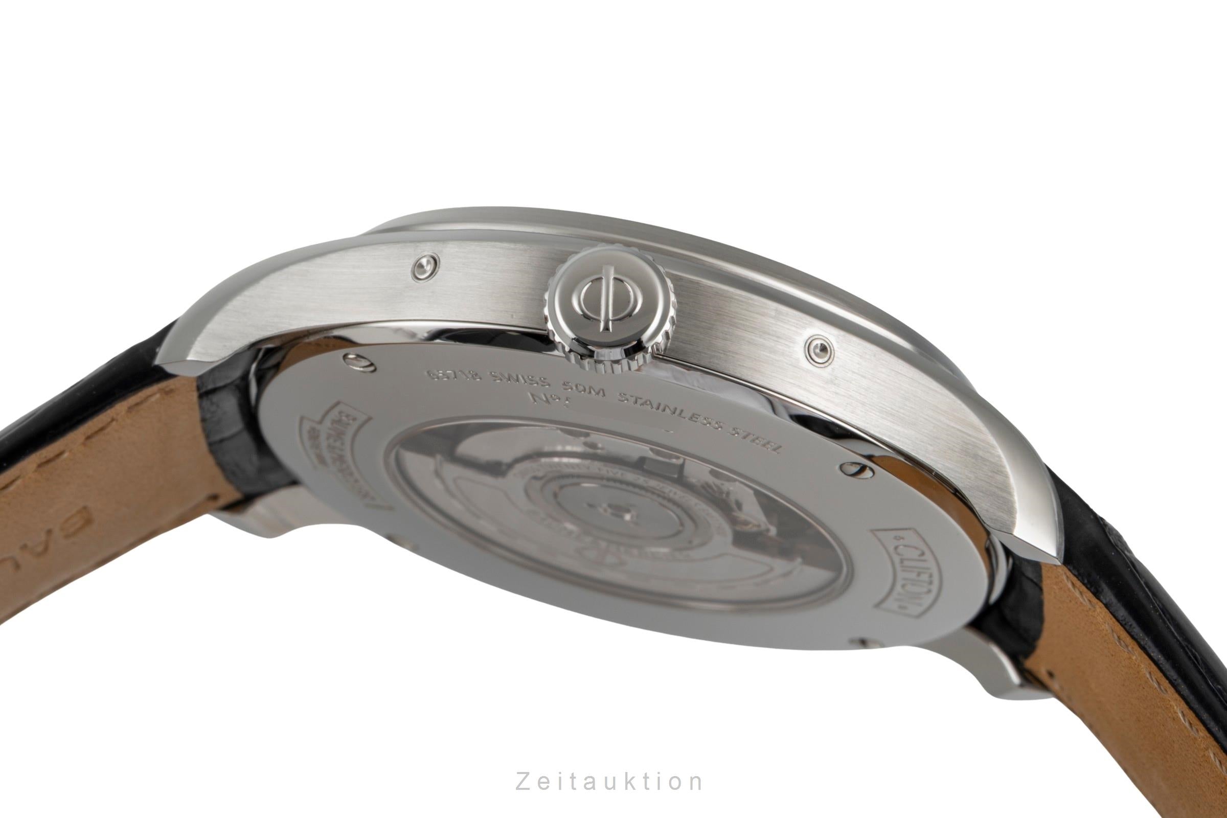 Baume & Mercier Clifton Blue Dial Stahl Automatik Herrenuhr Ref. M0A10057 [2604939]