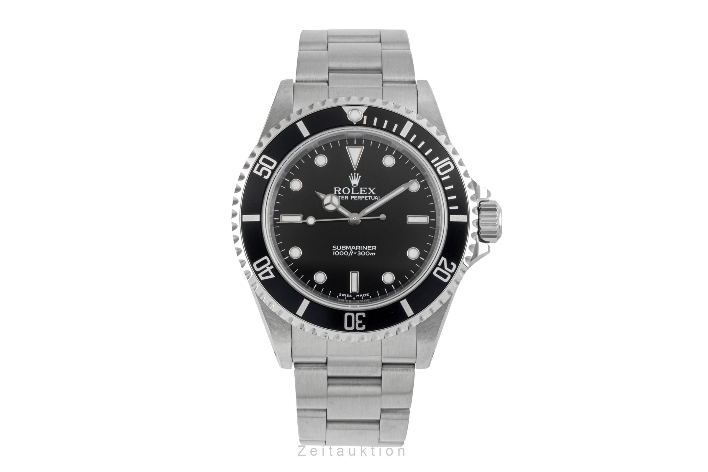 Rolex Submariner acero automático reloj para caballeros 14060  [2604943]
