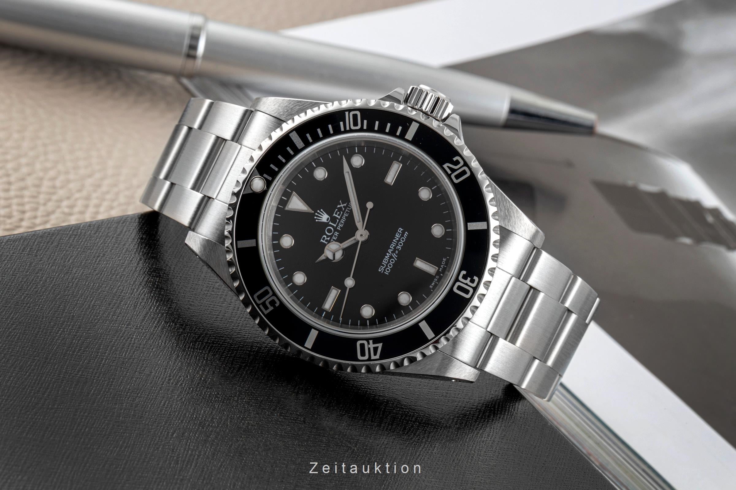 Rolex Submariner acero automático reloj para caballeros 14060  [2604943]