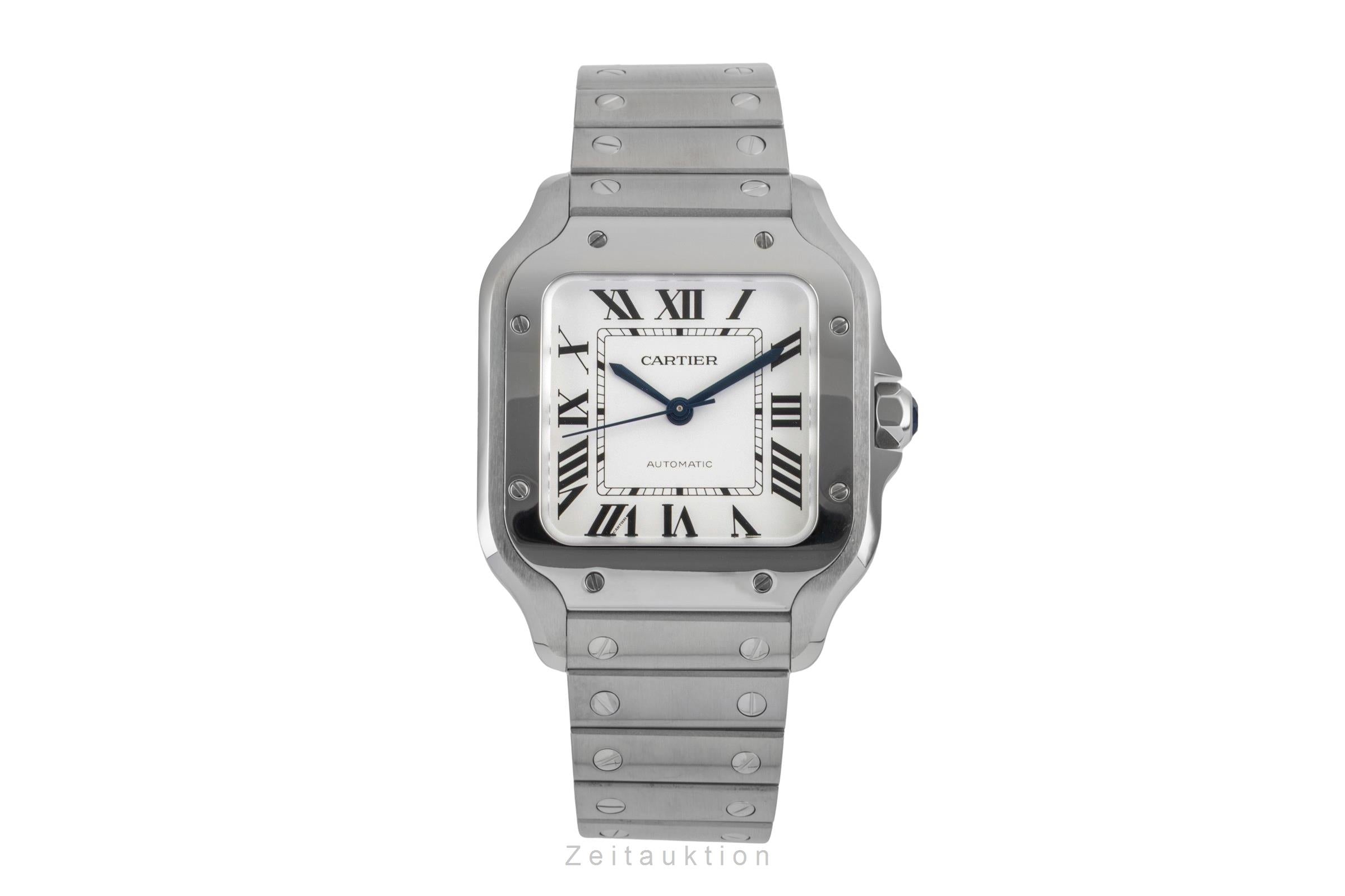 Cartier Santos steel automatic men's watch WSSA0029 LP: 8250EUR  [2604948]