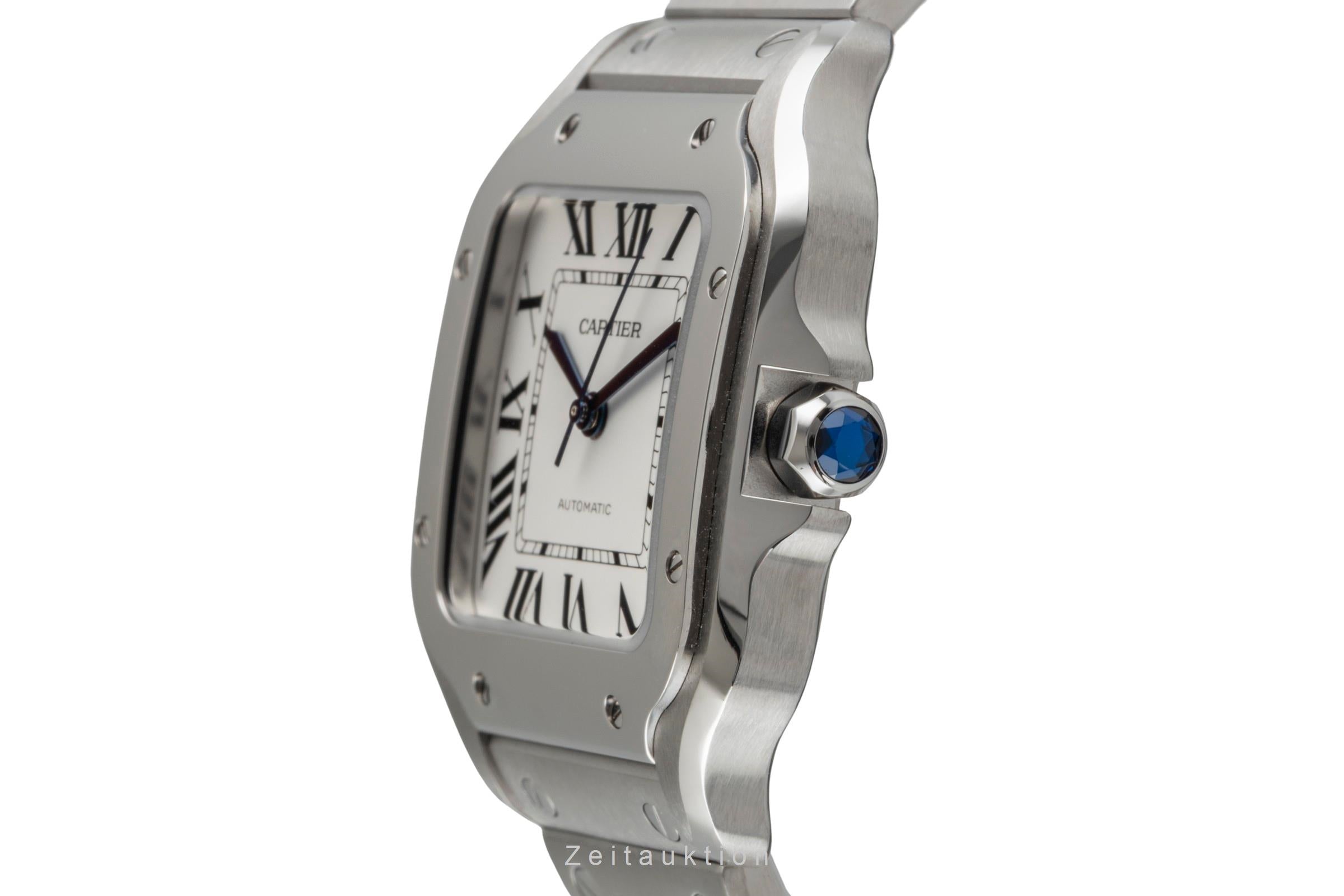 Cartier Santos steel automatic men's watch WSSA0029 LP: 8250EUR  [2604948]
