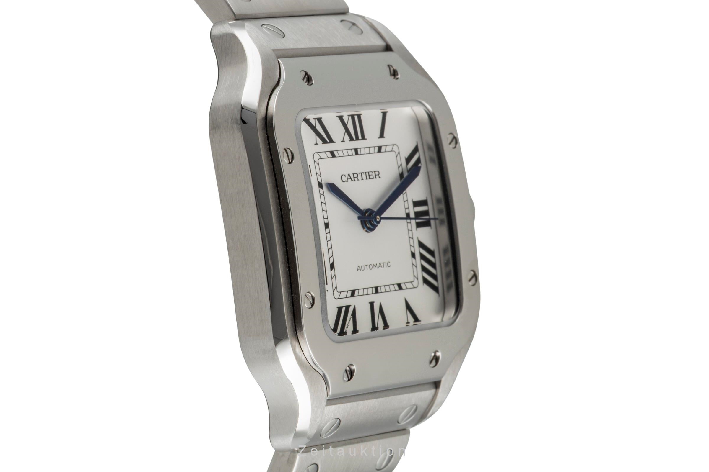 Cartier Santos steel automatic men's watch WSSA0029 LP: 8250EUR  [2604948]