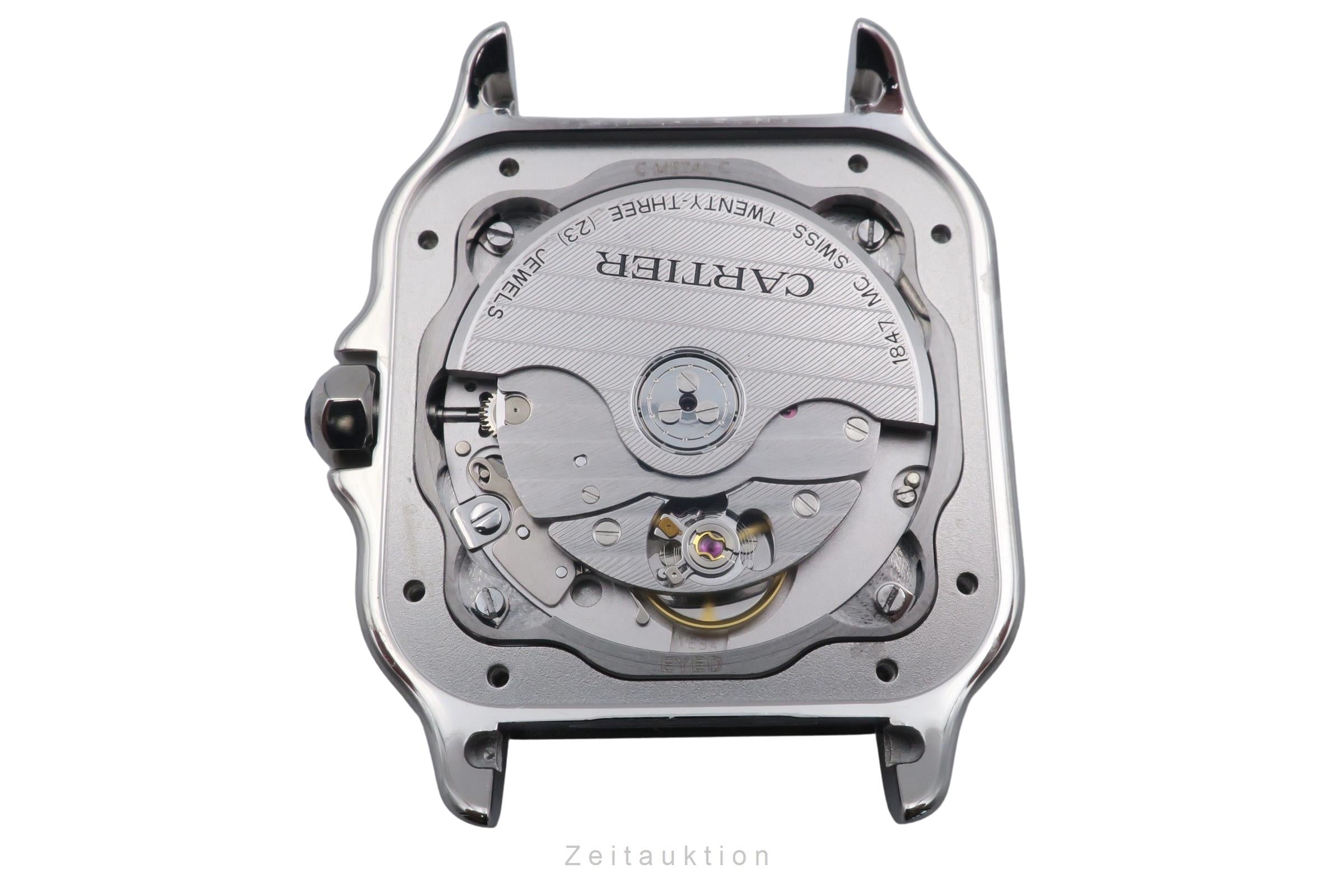 Cartier Santos steel automatic men's watch WSSA0029 LP: 8250EUR  [2604948]