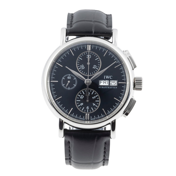 IWC Portofino chronograph steel automatic men's watch IW378303  [2604949]