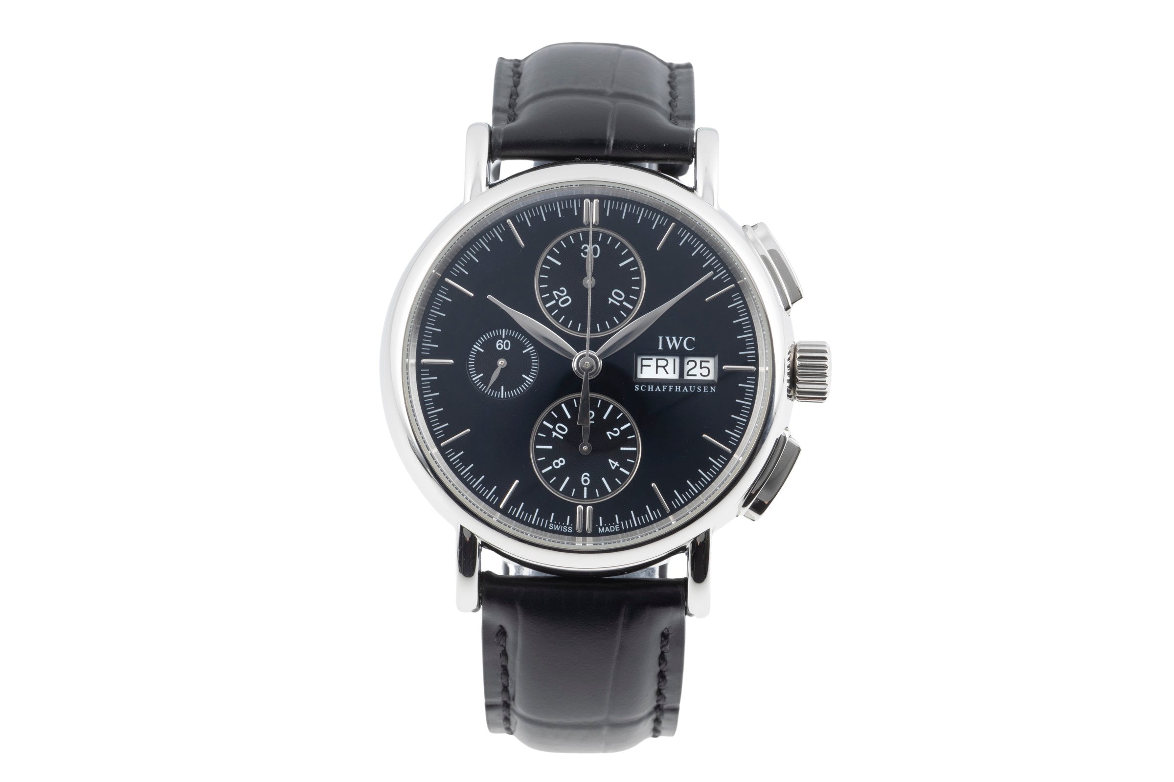 IWC Portofino cronografo acciaio automatismo orologio da uomo IW378303  [2604949]