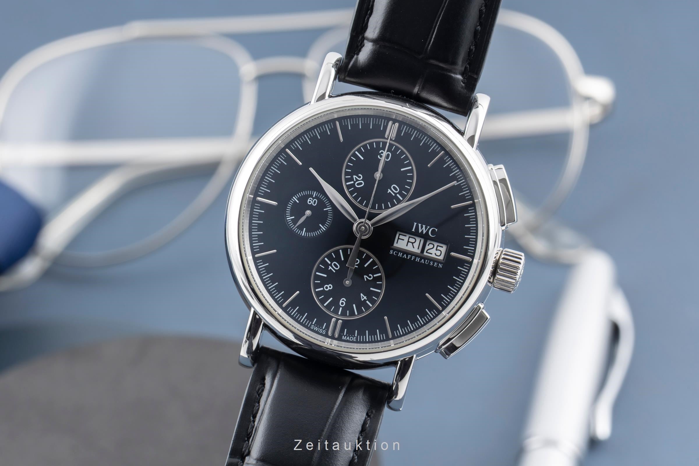 IWC Portofino chronograph steel automatic men's watch IW378303  [2604949]