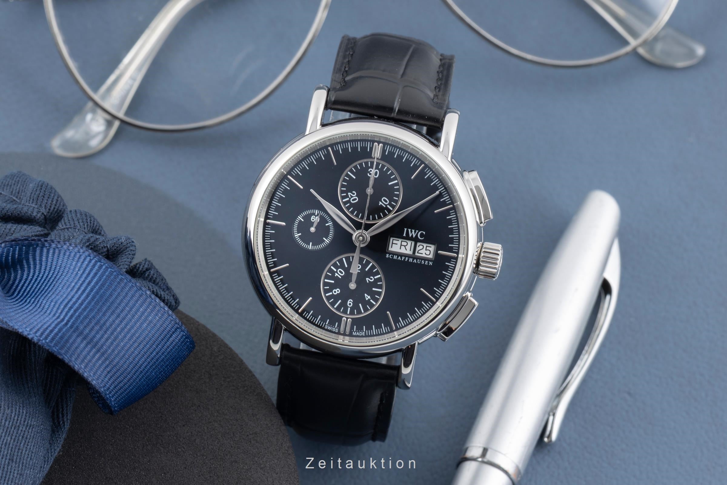 IWC Portofino chronograph steel automatic men's watch IW378303  [2604949]