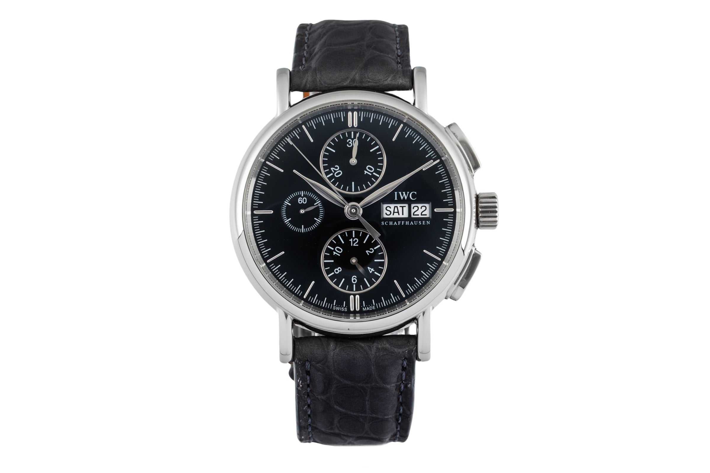 IWC Portofino cronografo acciaio automatismo orologio da uomo IW378303  [2604950]