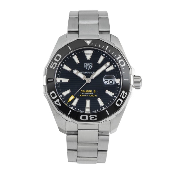 Tag Heuer Aquaracer steel automatic men's watch WAY201A.BA0927 LP: 4050EUR  [2604953]
