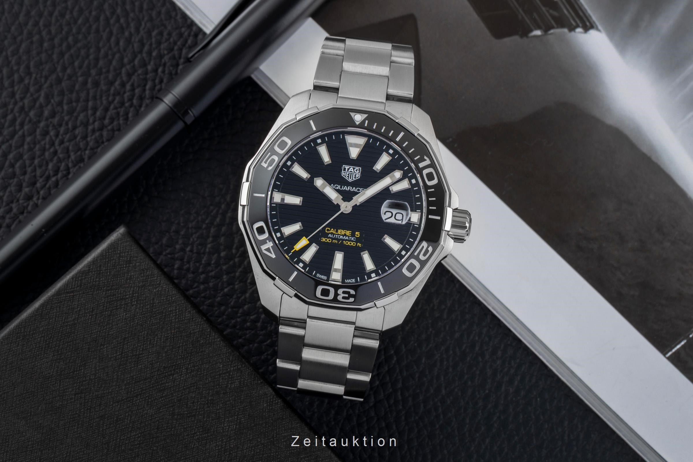 Tag Heuer Aquaracer steel automatic men's watch WAY201A.BA0927 LP: 4050EUR  [2604953]