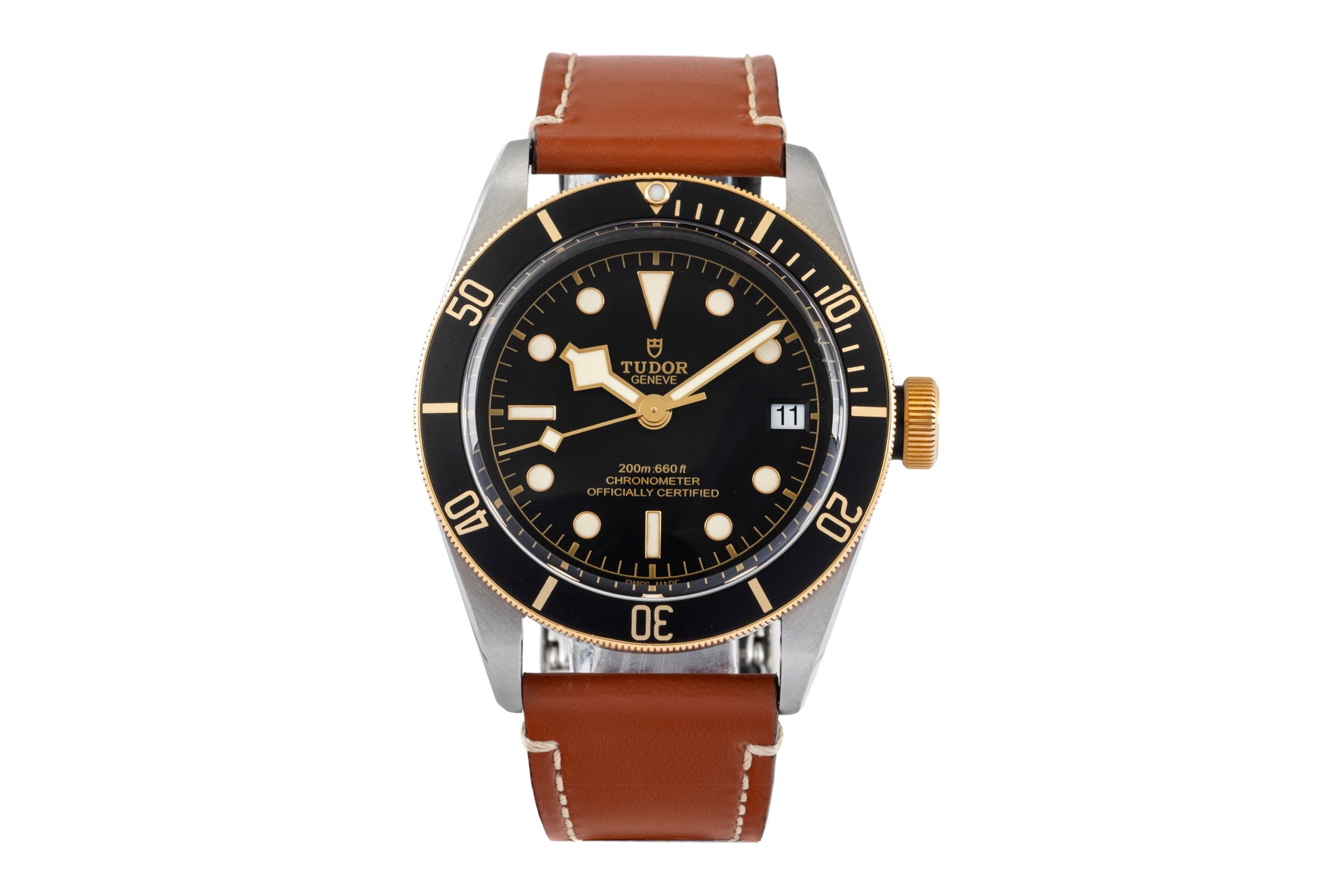 Tudor Black Bay steel / gold automatic men's watch 79733N  [2604954]