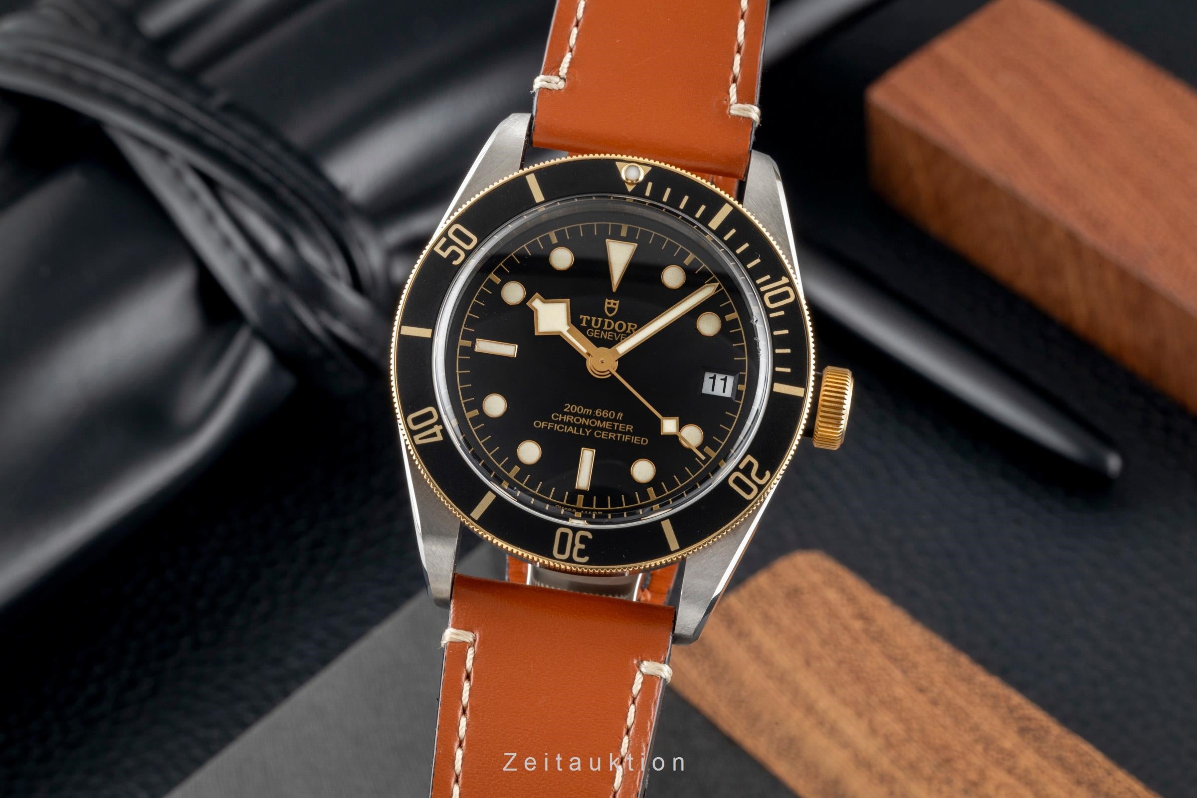Tudor Black Bay steel / gold automatic men's watch 79733N  [2604954]