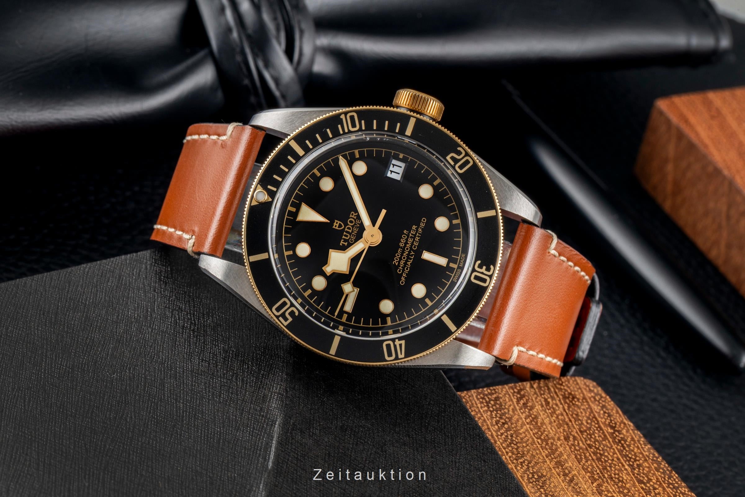 Tudor Black Bay steel / gold automatic men's watch 79733N  [2604954]