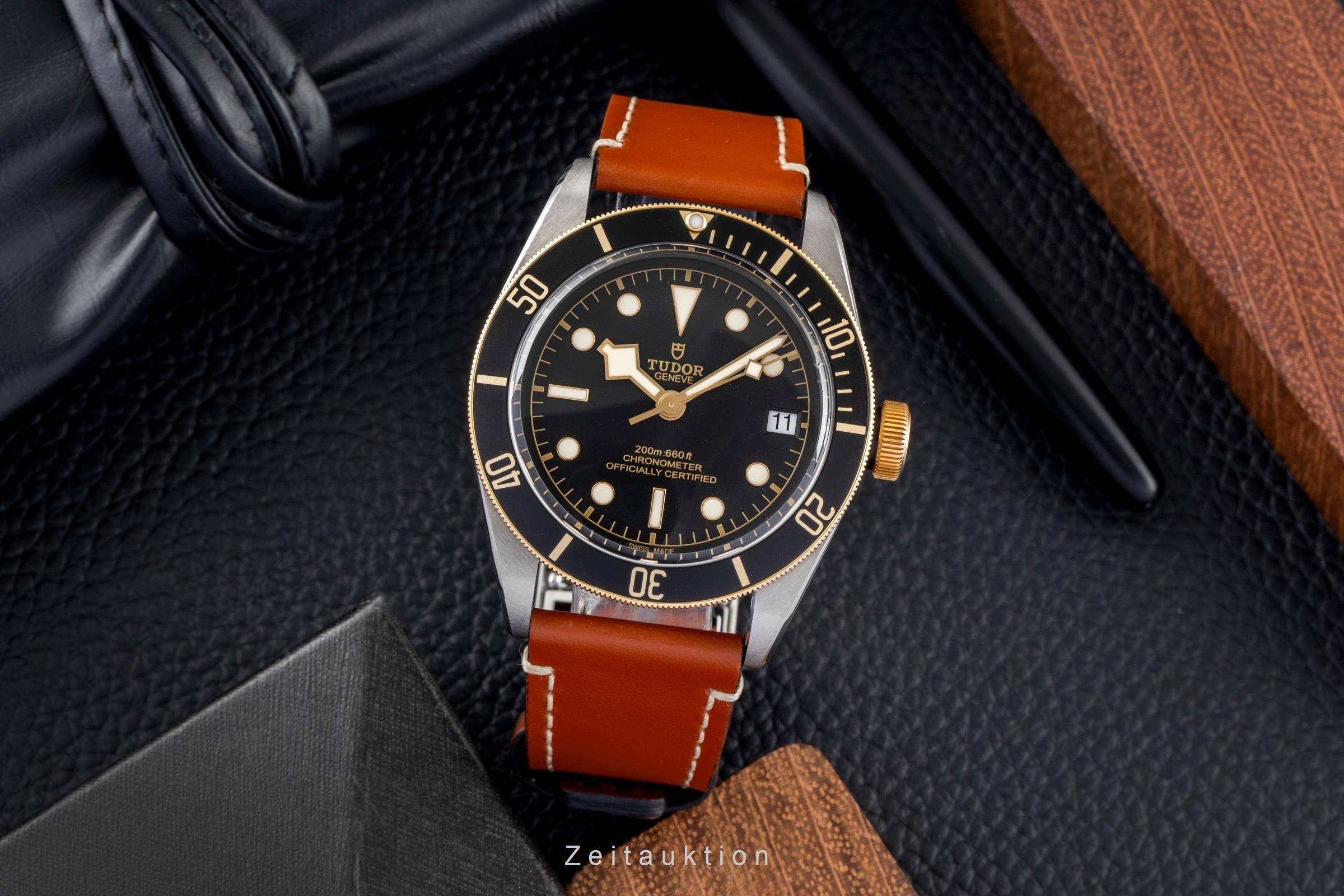 Tudor Black Bay steel / gold automatic men's watch 79733N  [2604954]