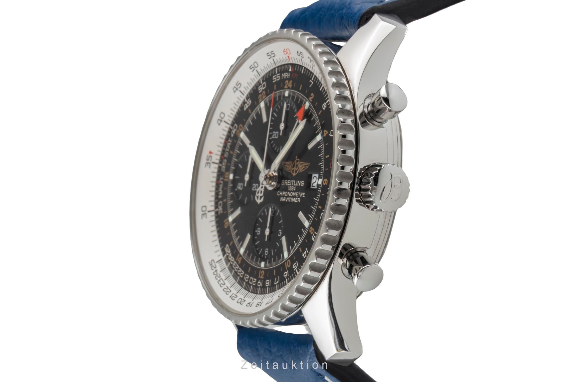 Breitling Navitimer World GMT Chronograph Edelstahl Automatik Ref. A24322 [2604961]