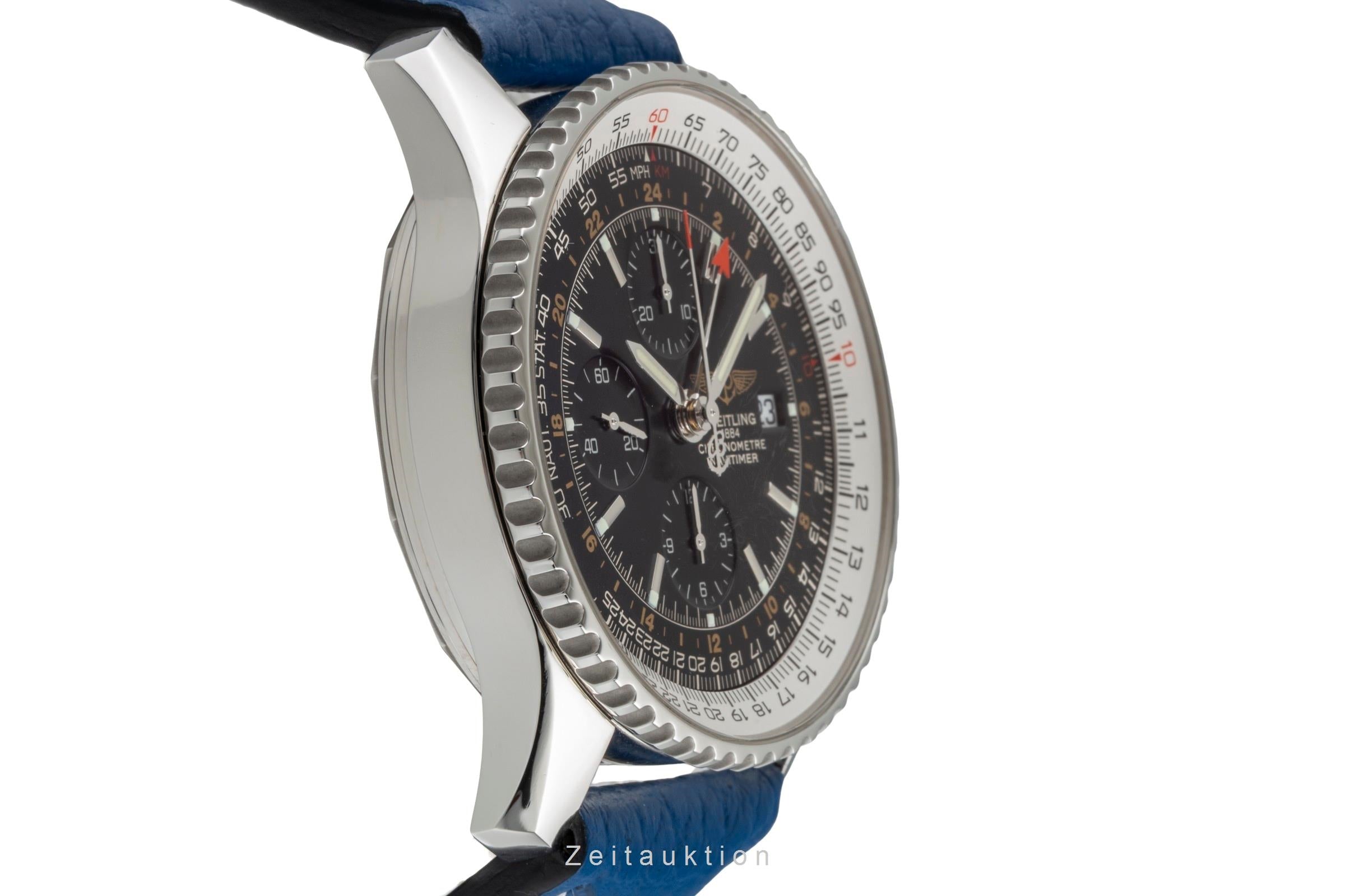 Breitling Navitimer World GMT Chronograph Edelstahl Automatik Ref. A24322 [2604961]