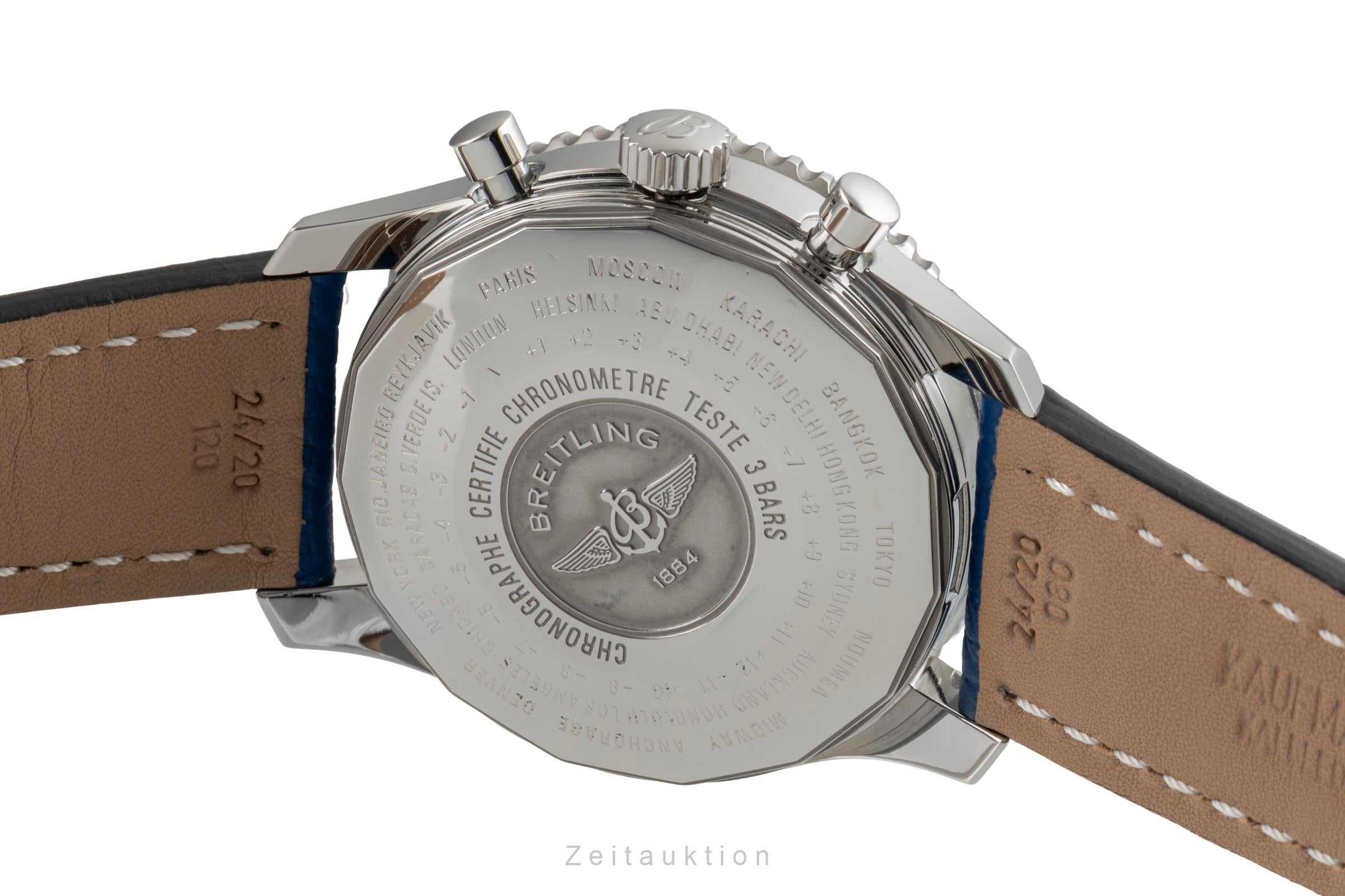 Breitling Navitimer World GMT Chronograph Edelstahl Automatik Ref. A24322 [2604961]