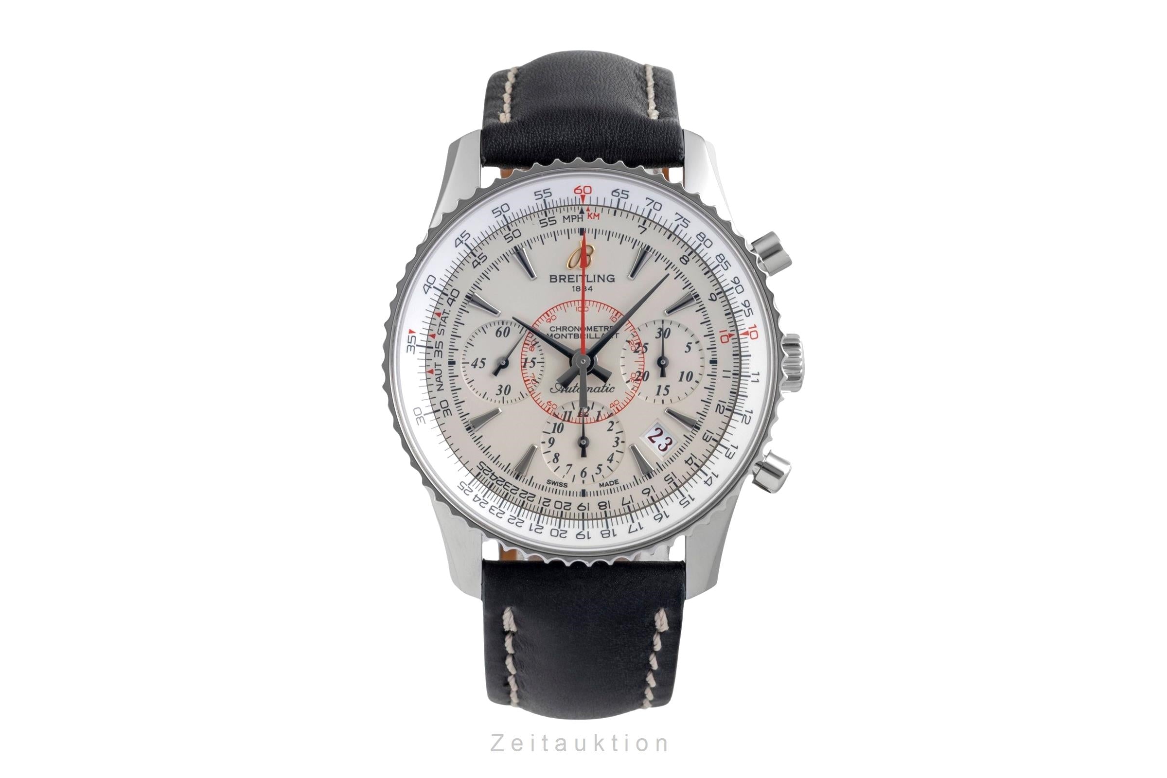 Breitling Montbrillant chronograph steel automatic men's watch AB0131 Limited  [2604966]