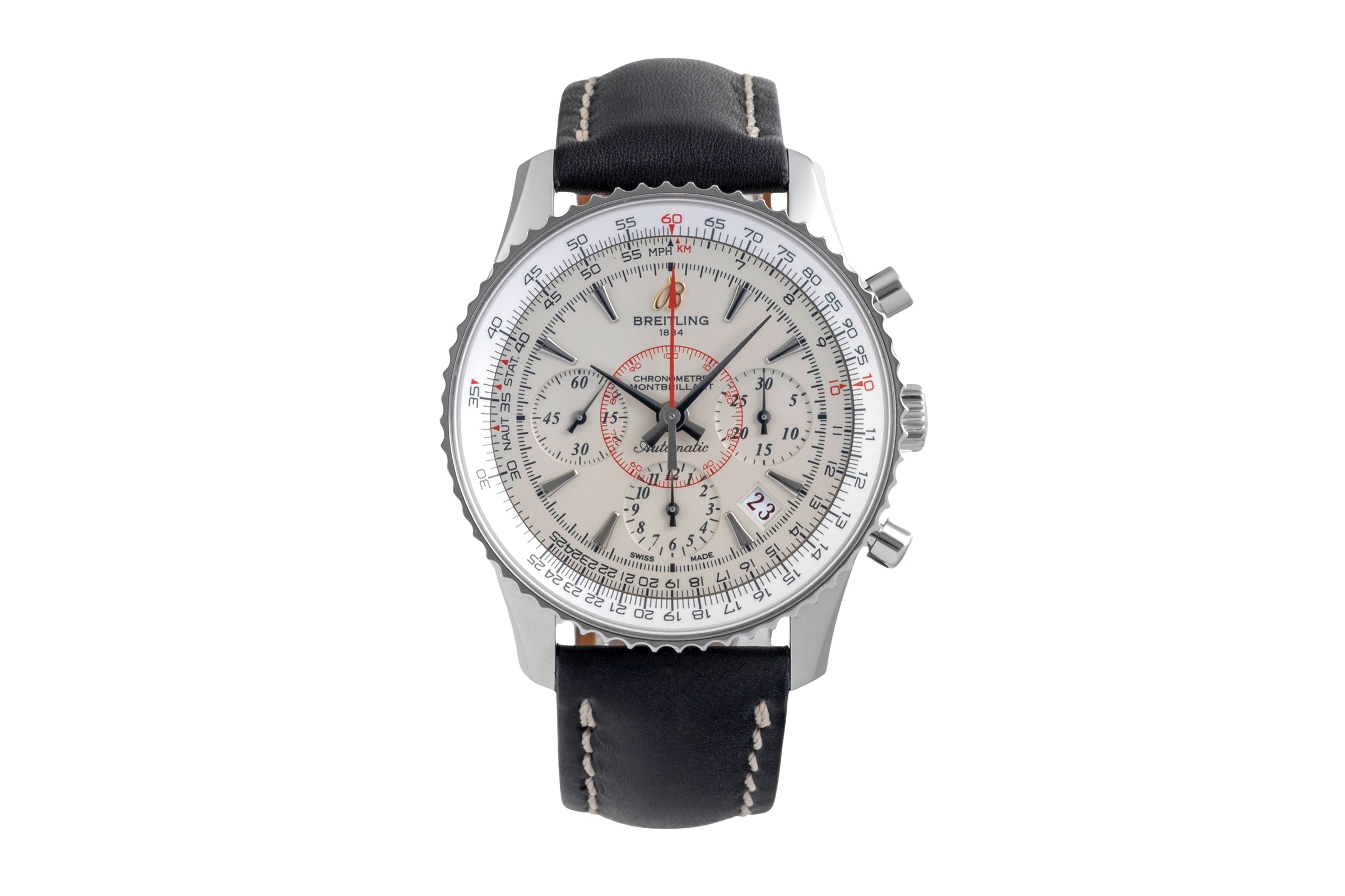 Breitling Montbrillant chronograph steel automatic men's watch AB0131 Limited  [2604966]