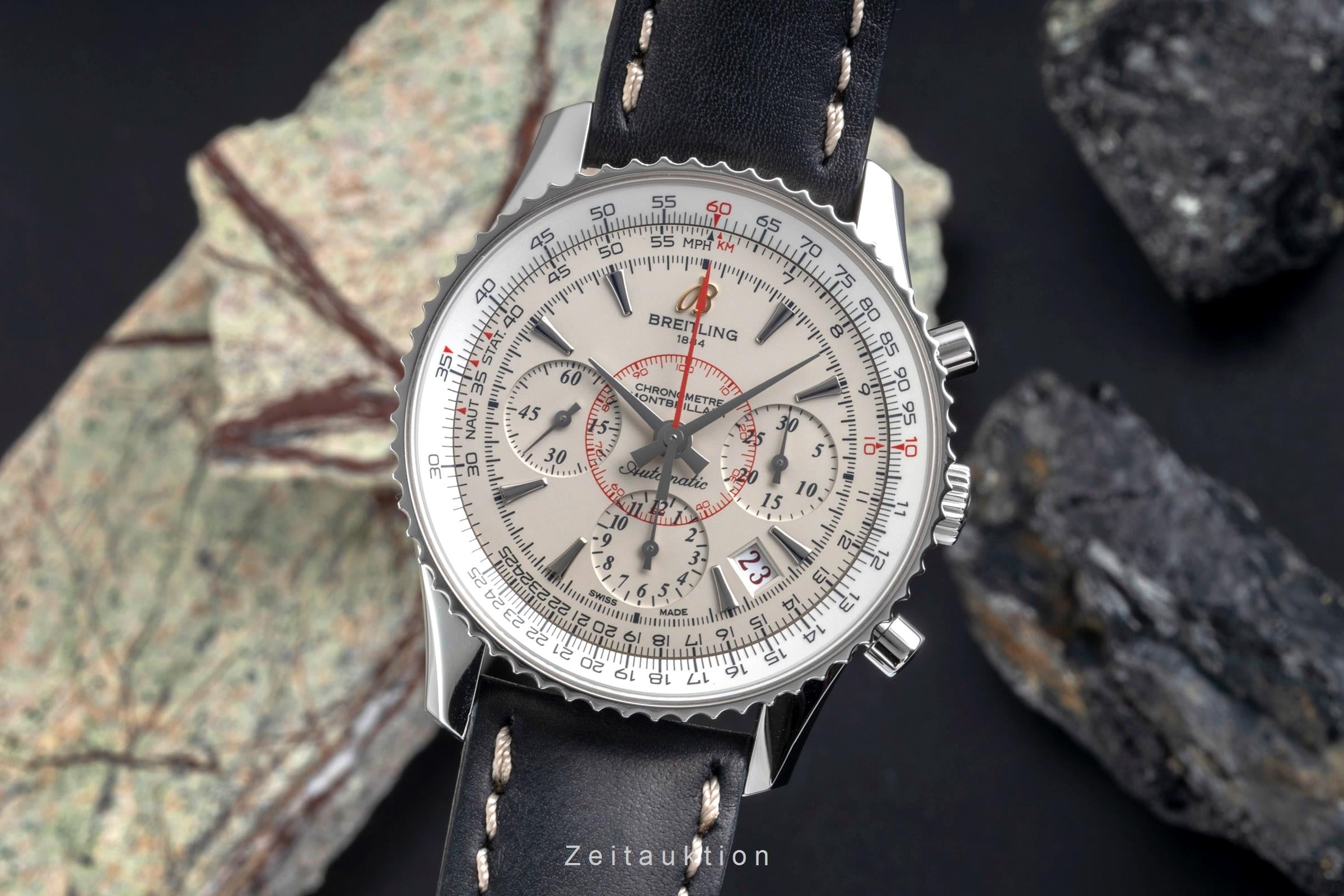 Breitling Montbrillant chronograph steel automatic men's watch AB0131 Limited  [2604966]