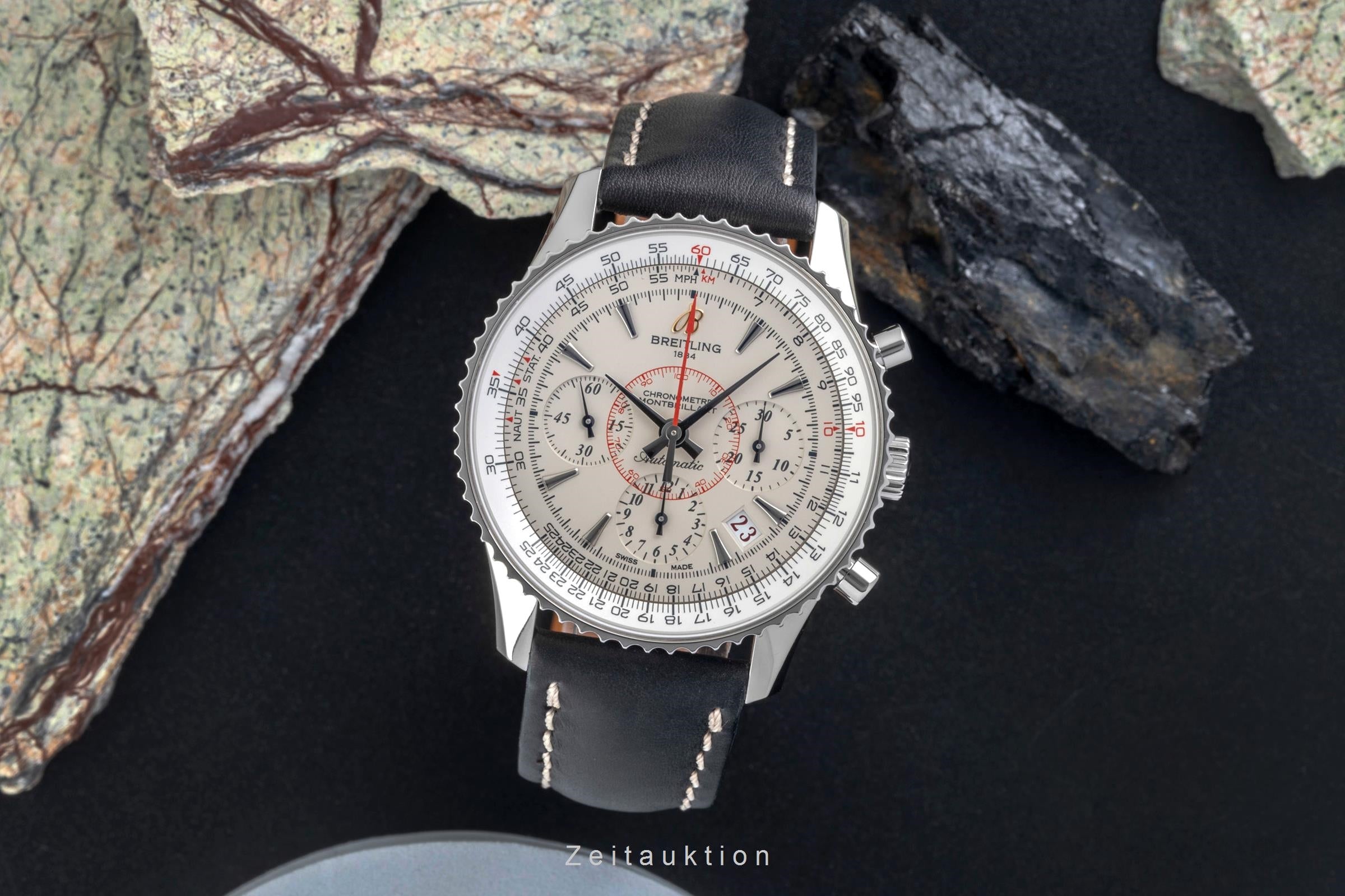 Breitling Montbrillant chronograph steel automatic men's watch AB0131 Limited  [2604966]