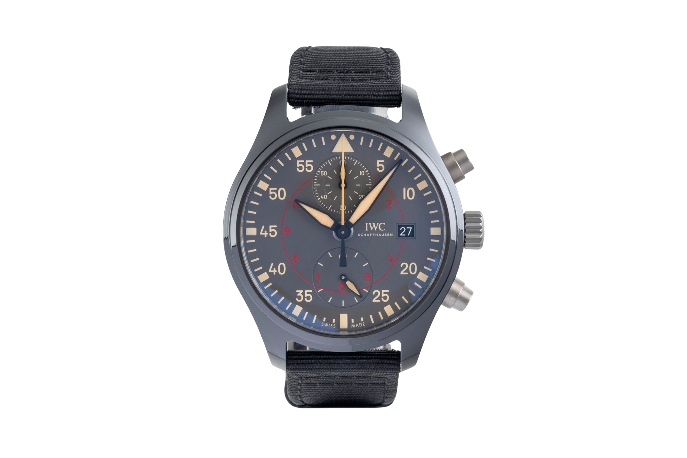 IWC Fliegerchronograph chronograph ceramic / titanium automatic men's watch IW389002  [2604967]