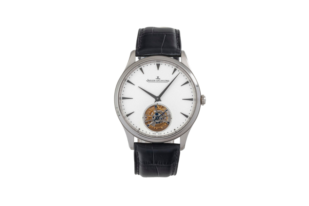 Jaeger LeCoultre Master Tourbillon 18 ct white gold automatic men's watch Q1323420  174.3.34.S  [2604971]