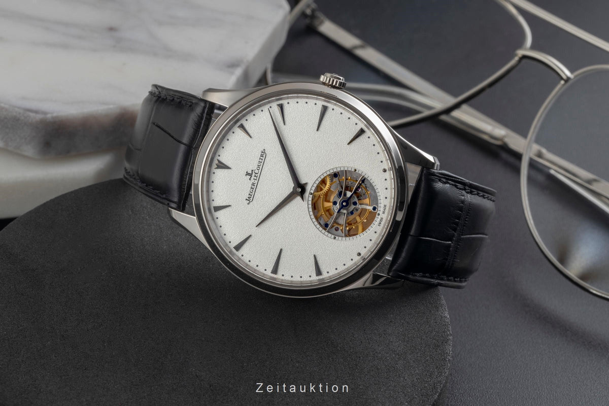 Jaeger LeCoultre Master Tourbillon 18k Weissgold Herren Ref Q1323420 174.3.34.S  [2604971]