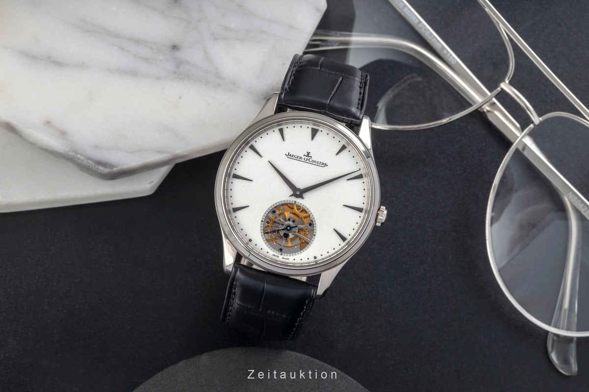 Jaeger LeCoultre Master Tourbillon 18k Weissgold Herren Ref Q1323420 174.3.34.S  [2604971]