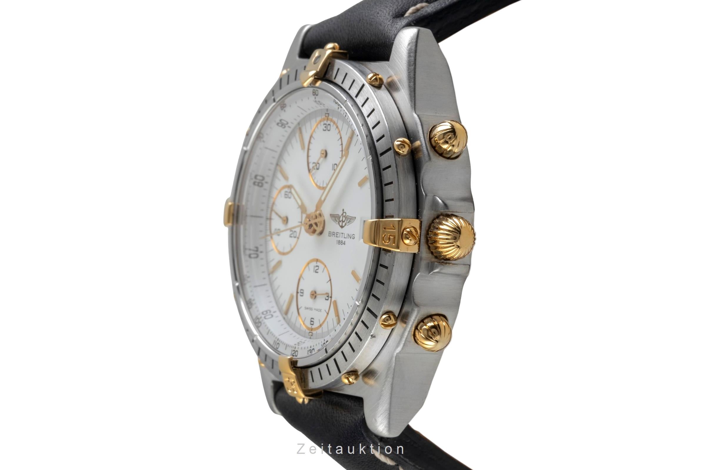 Breitling Chronomat chronograph silver-gilt automatic Kal. B13 Ref