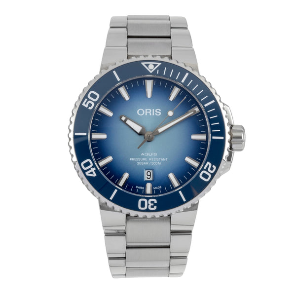 Oris Aquis Lake Baikal Limited Edition Ref. 733 7730 4175-SET Box & Papiere  [2604976]