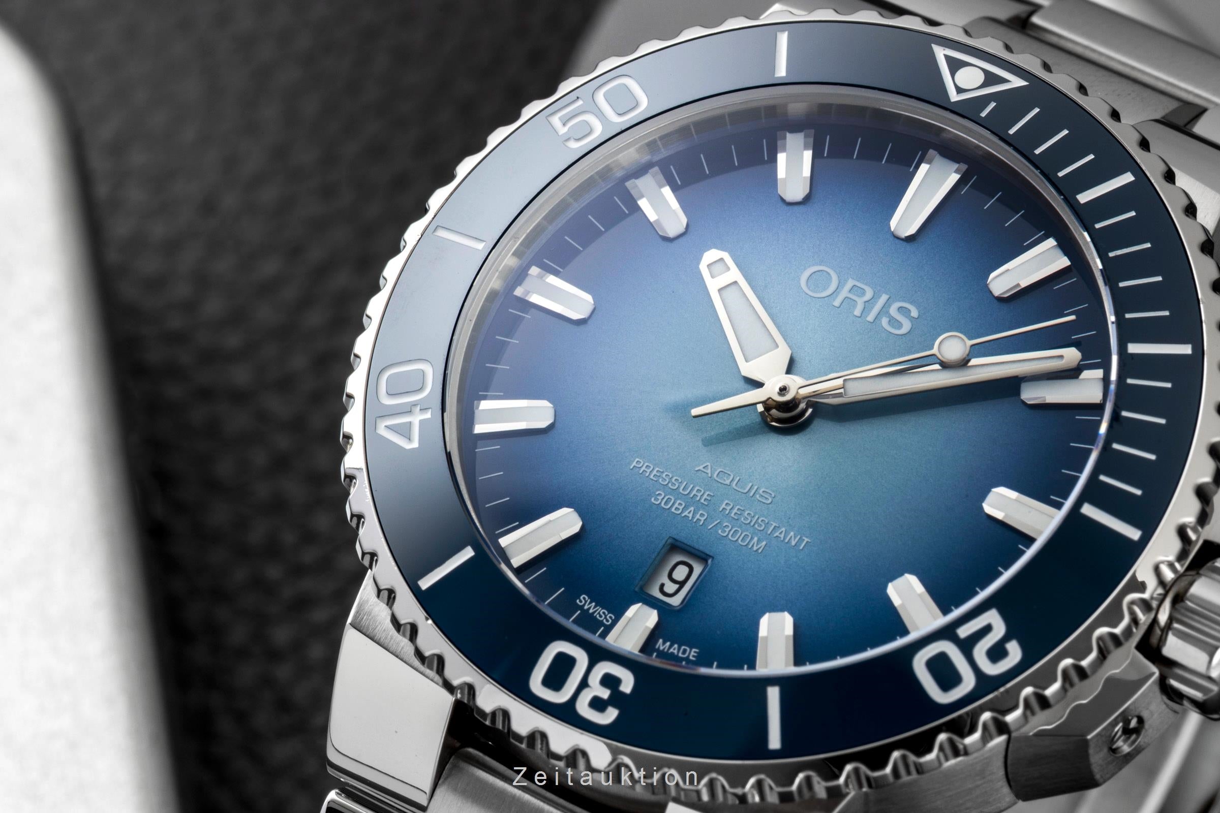 Oris Aquis Lake Baikal Limited Edition Ref. 733 7730 4175-SET Box & Papiere  [2604976]
