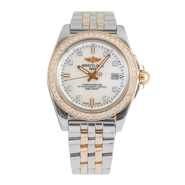 Breitling Galactic 32 acero / oro cuarzo reloj para caballeros C71330  [2604980]