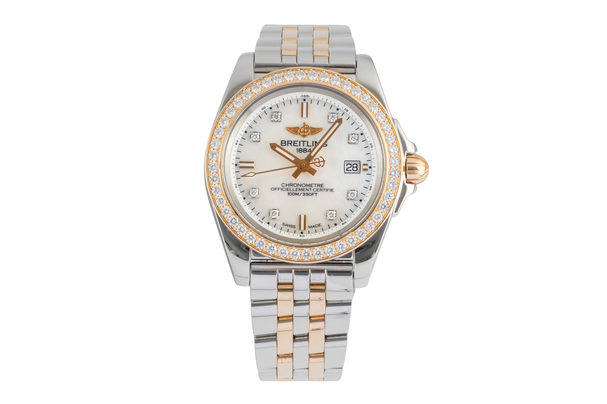 Breitling Galactic 32 steel / gold quartz men's watch C71330  [2604980]