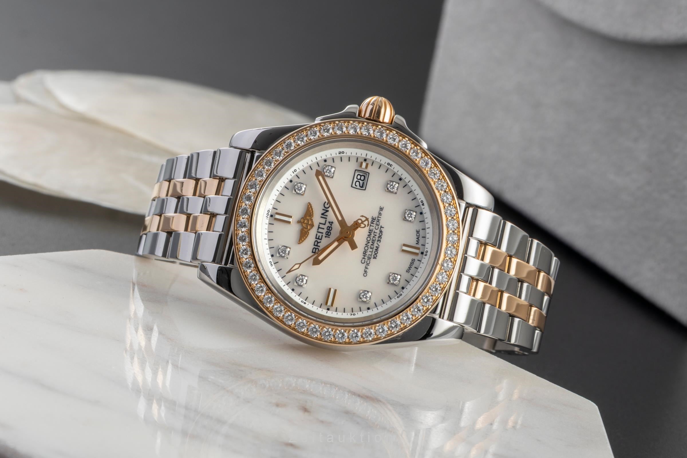 Breitling Galactic 32 acero / oro cuarzo reloj para caballeros C71330  [2604980]