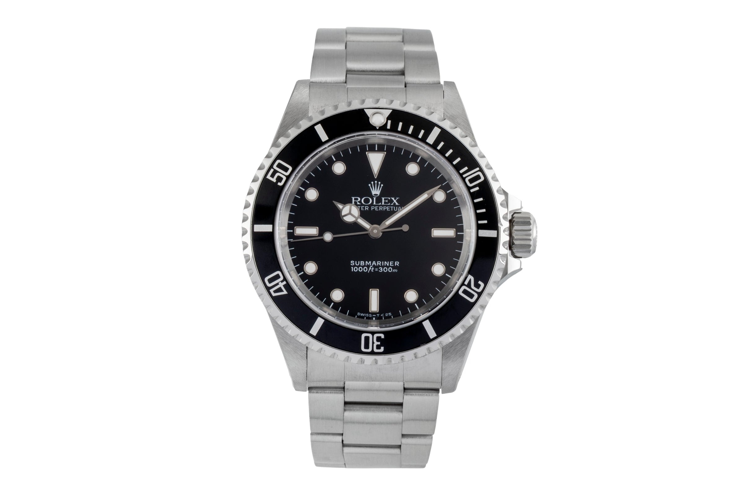 Rolex Submariner No Date Oyster Stahl Automatik Herrenuhr Ref. 14060 B&P 1999 [2604981]
