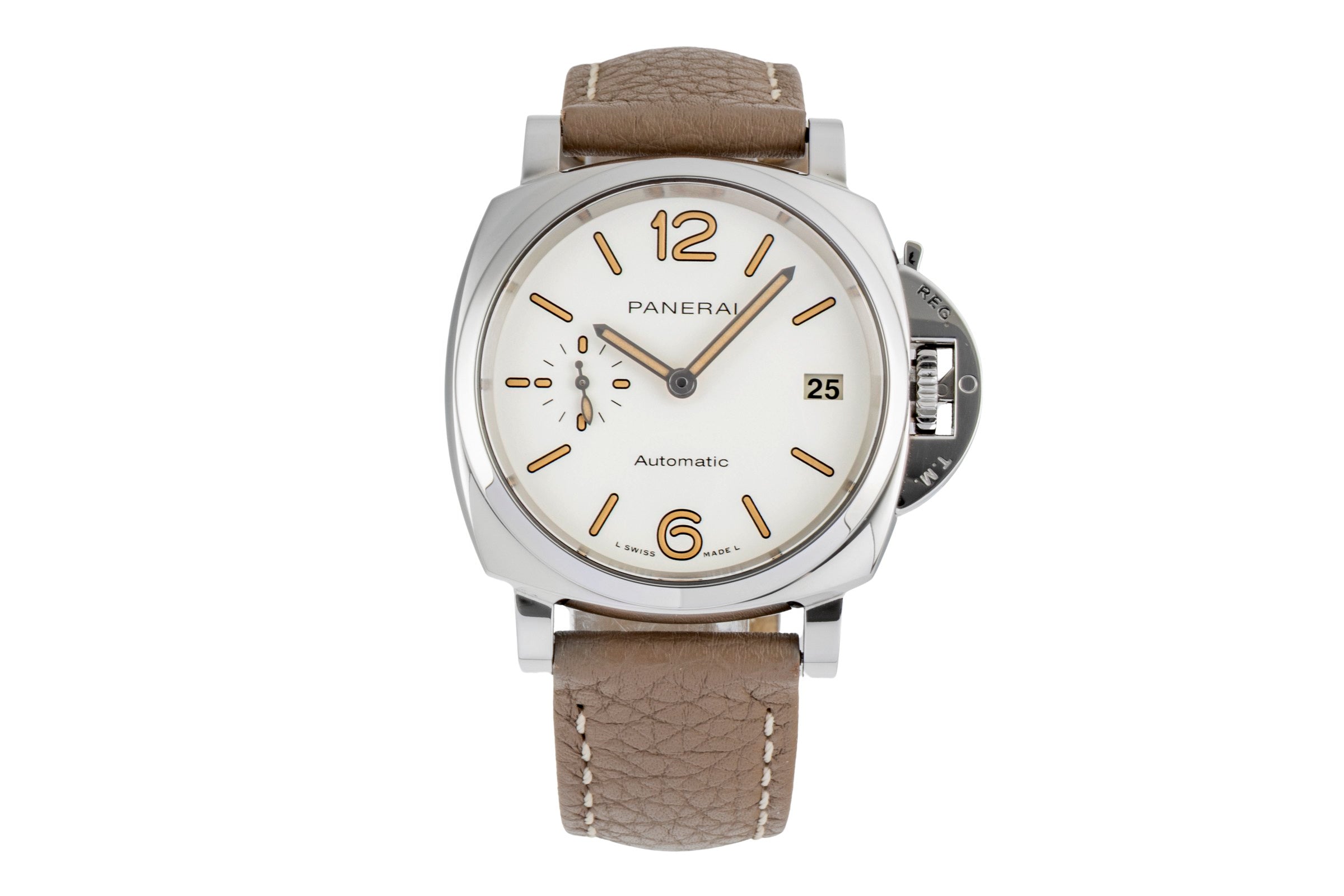 Panerai Luminor  steel automatic men's watch PAM01043 LP: 8400EUR  [2604983]