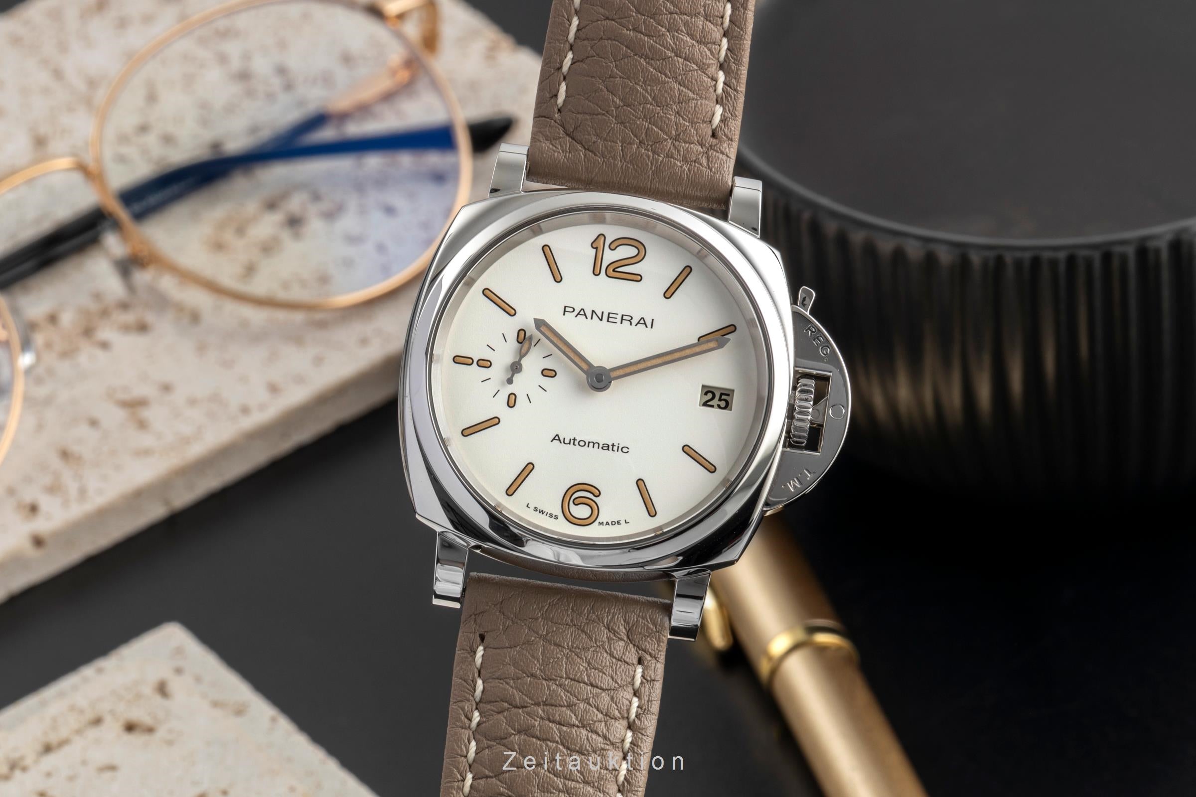 Panerai Luminor  acciaio automatismo orologio da uomo PAM01043 LP: 8400EUR  [2604983]
