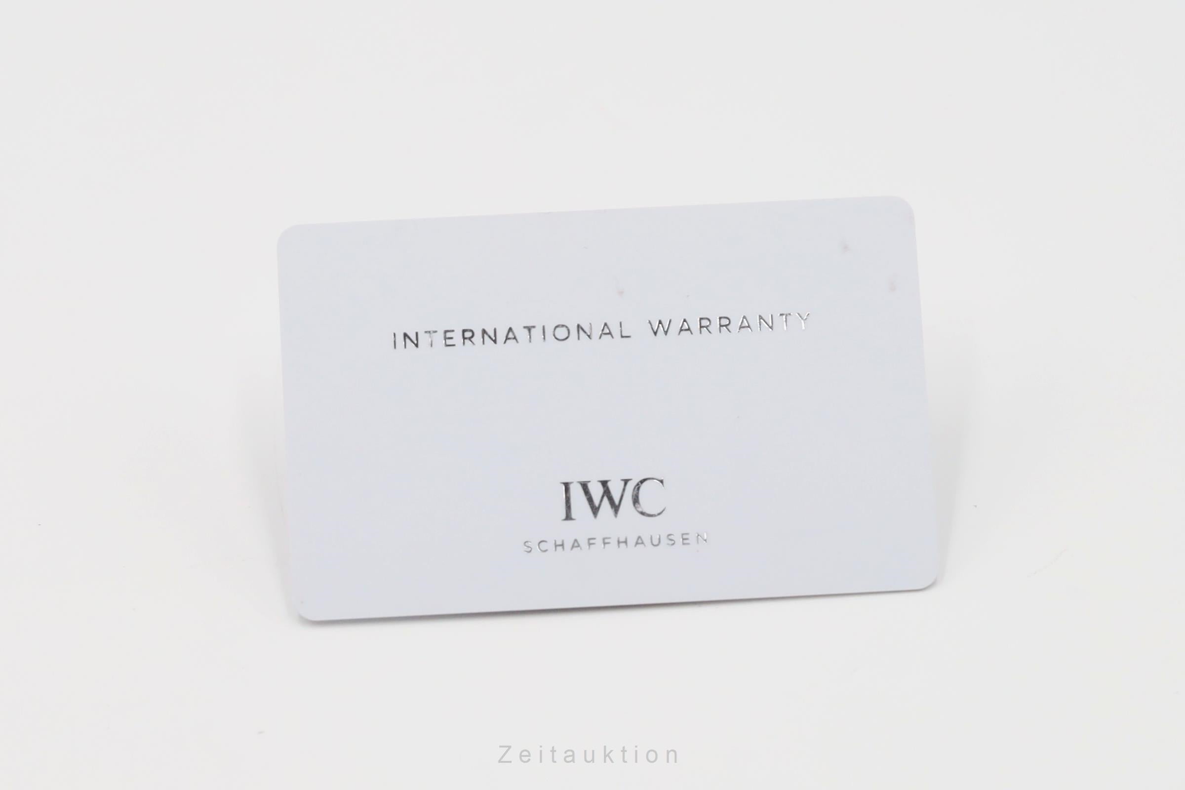 IWC Portugieser chronograph steel automatic men's watch IW371447 LP: 9100EUR  [2604985]