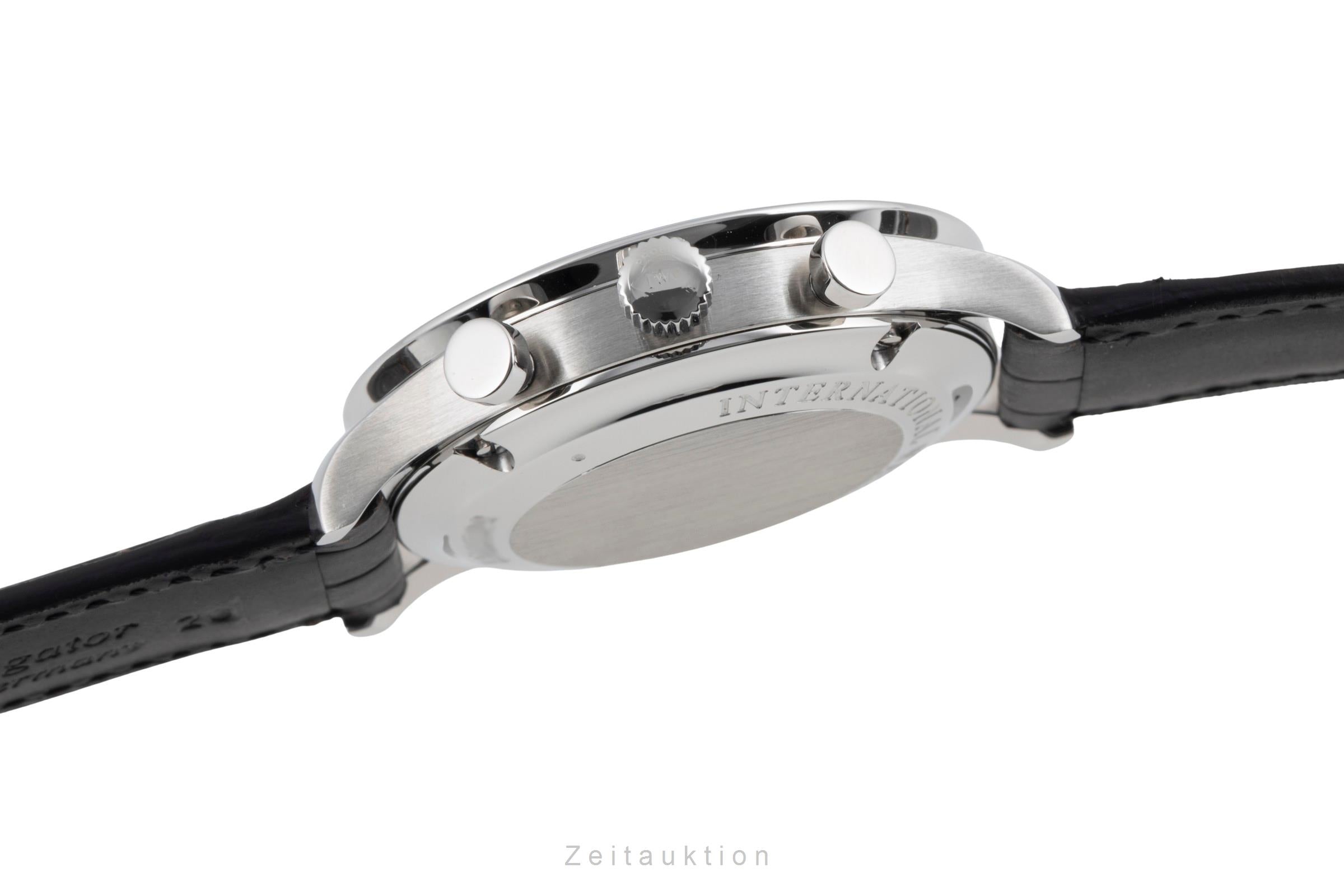 IWC Portugieser chronograph steel automatic men's watch IW371447 LP: 9100EUR  [2604985]