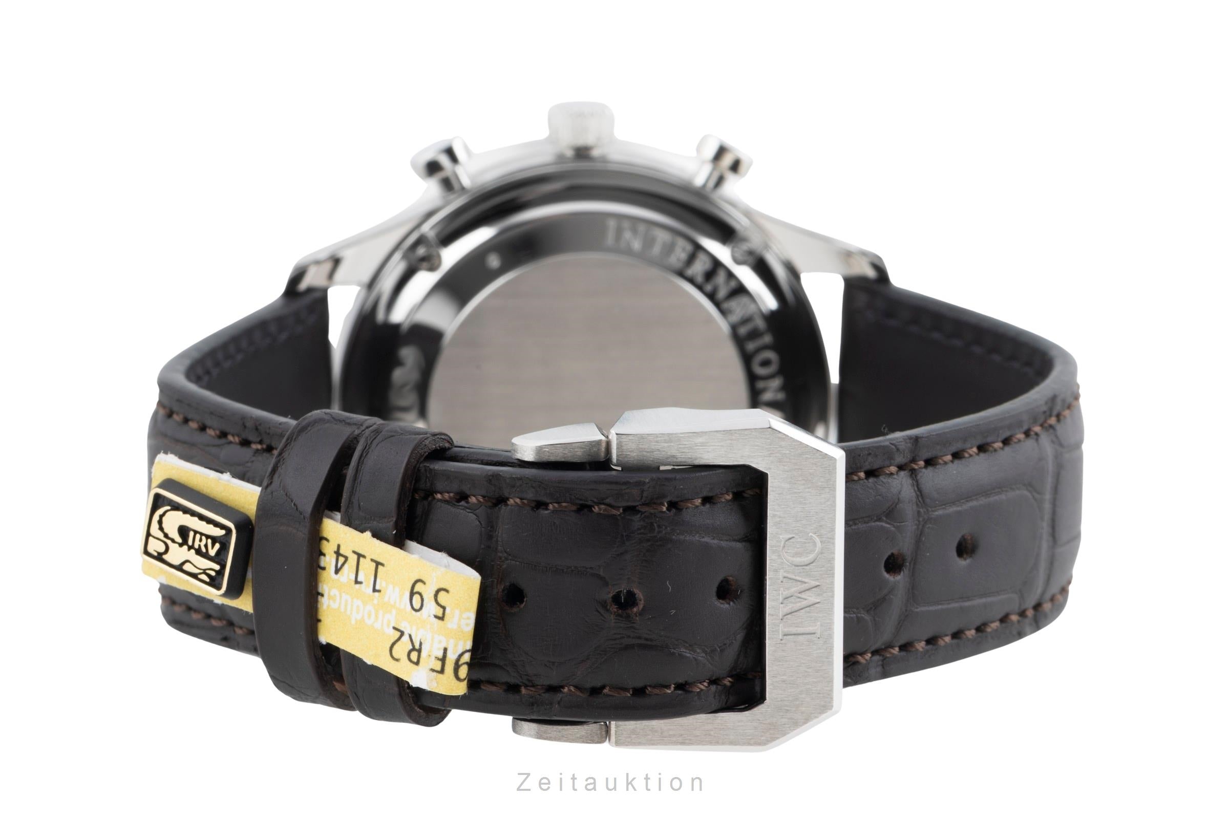 IWC Portugieser chronograph steel automatic men's watch IW371447 LP: 9100EUR  [2604985]