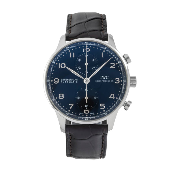IWC Portugieser chronograph steel automatic men's watch IW371447  [2604986]