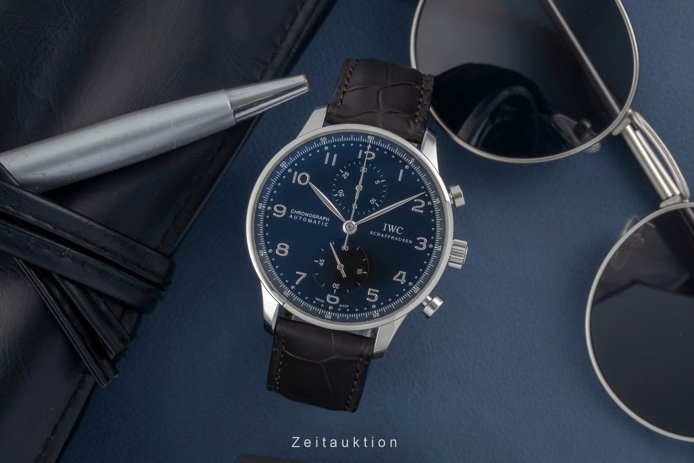 IWC Portugieser chronograph steel automatic men's watch IW371447  [2604986]