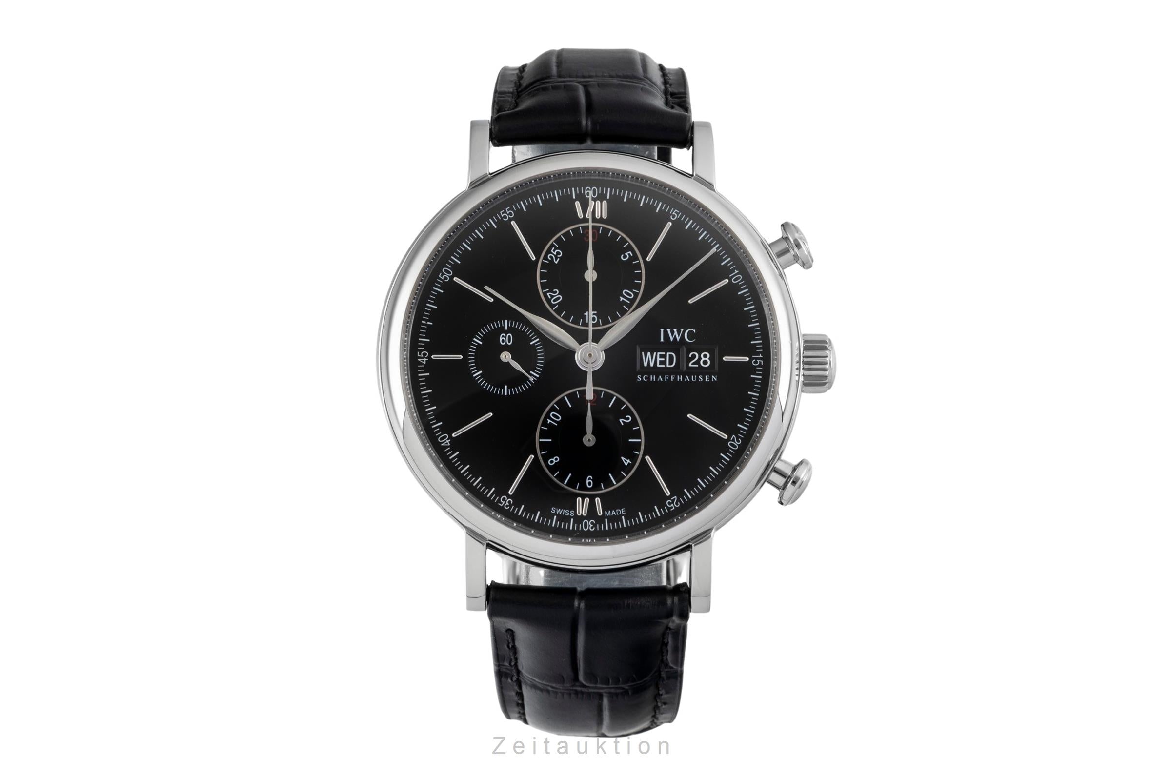 IWC Portofino chronograph steel automatic men's watch IW391008 LP: 7100EUR  [2604987]