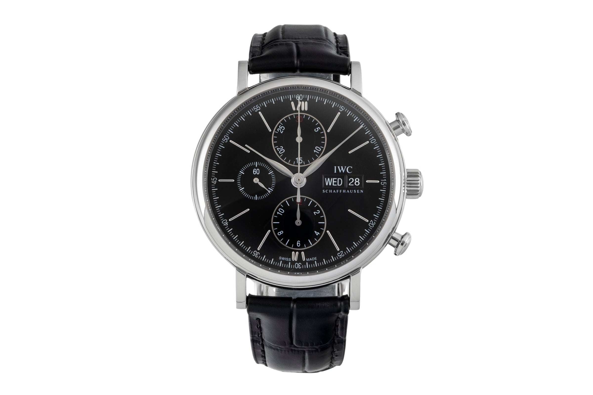 IWC Portofino chronograph steel automatic men's watch IW391008 LP: 7100EUR  [2604987]