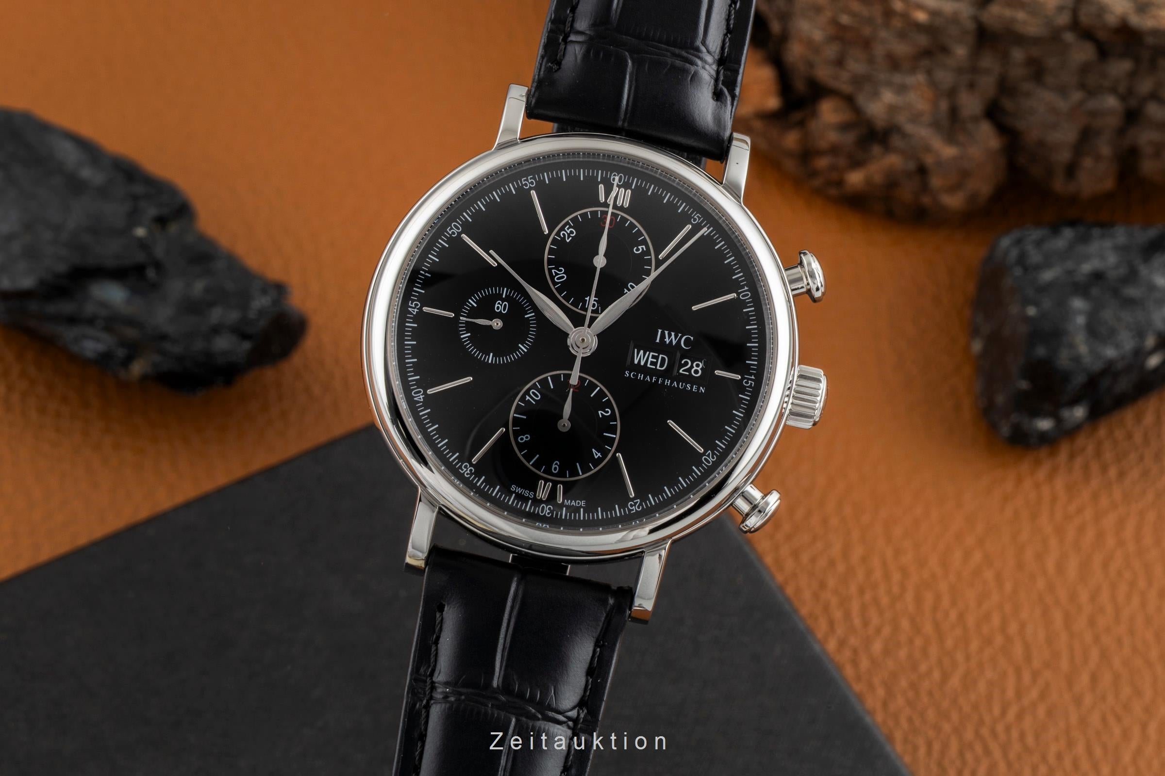 IWC Portofino chronograph steel automatic men's watch IW391008 LP: 7100EUR  [2604987]